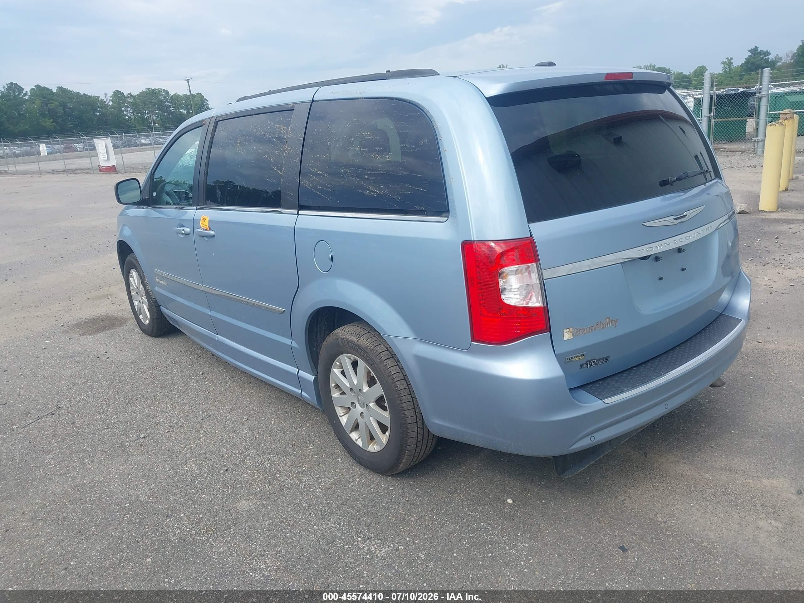 2013 Chrysler Town & Country Touring Blue vin: 2C4RC1BG2DR508514