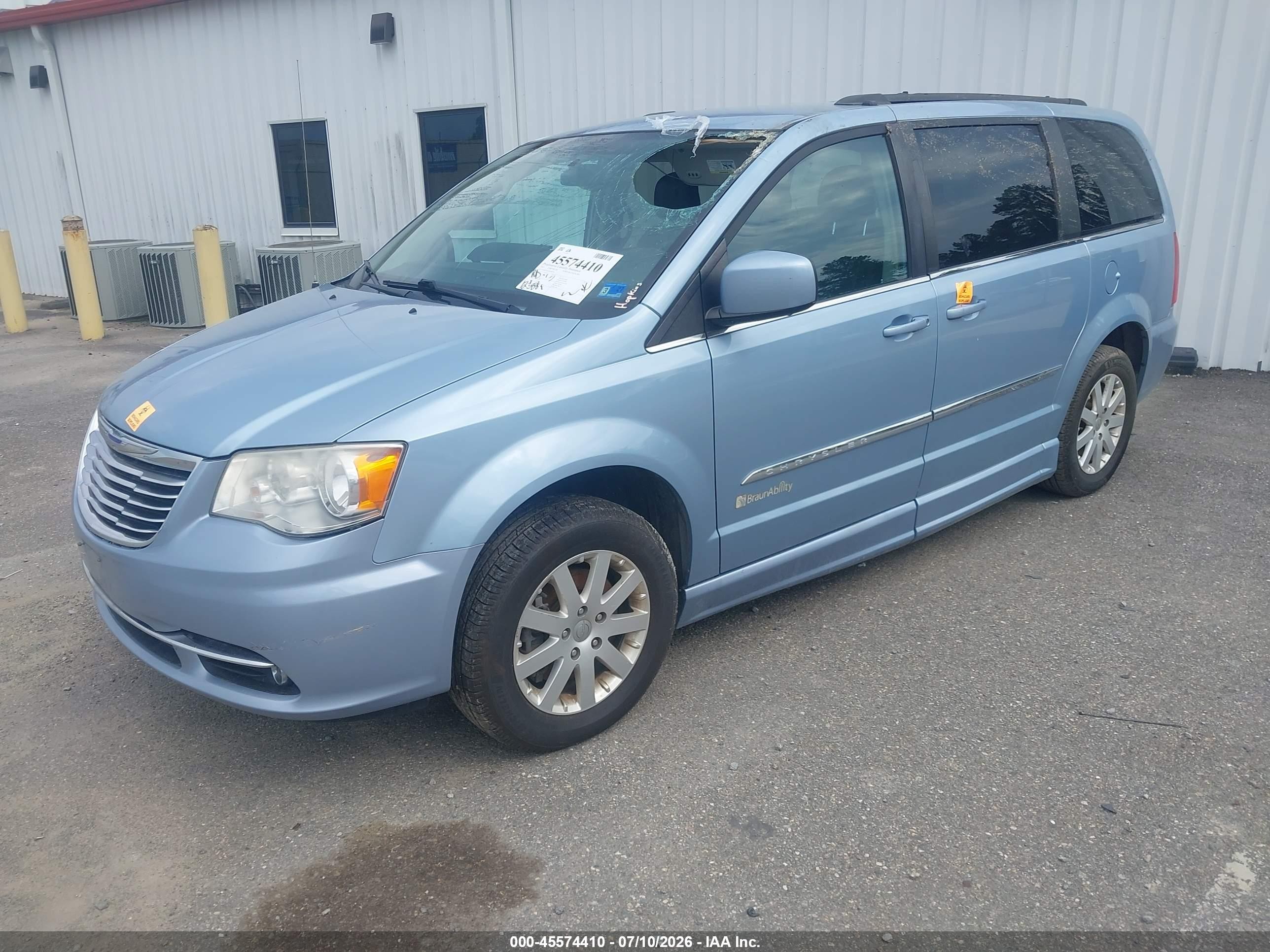 2013 Chrysler Town & Country Touring Blue vin: 2C4RC1BG2DR508514