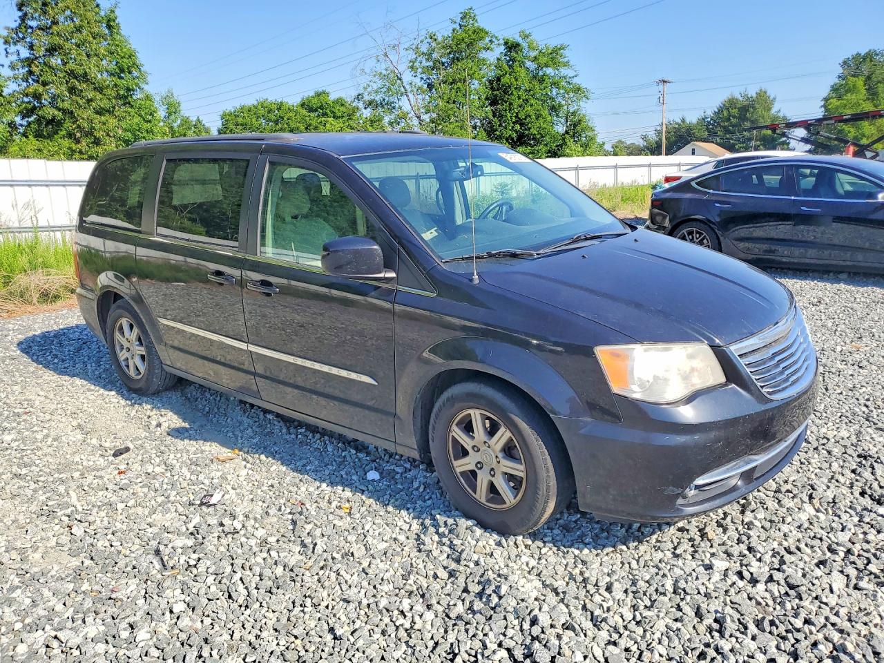 2013 Chrysler Town & Country Touring Black vin: 2C4RC1BG2DR519304