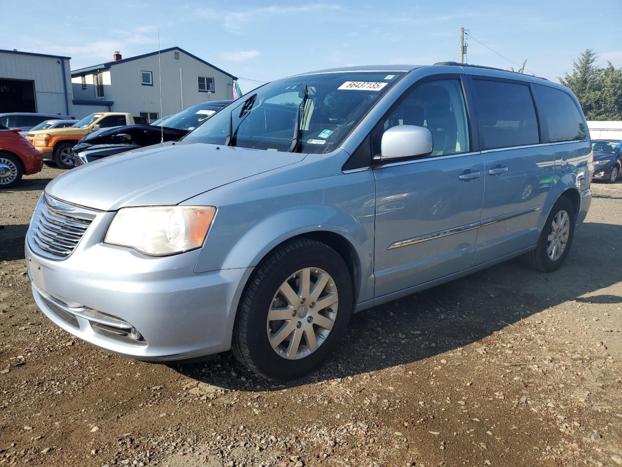 2013 Chrysler Town & Country Touring Синий vin: 2C4RC1BG2DR588512