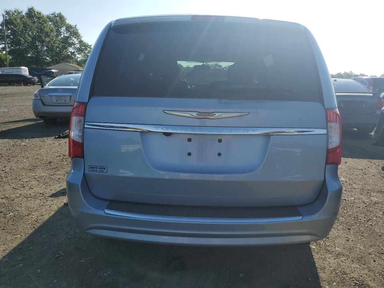 2013 Chrysler Town & Country Touring Синий vin: 2C4RC1BG2DR588512