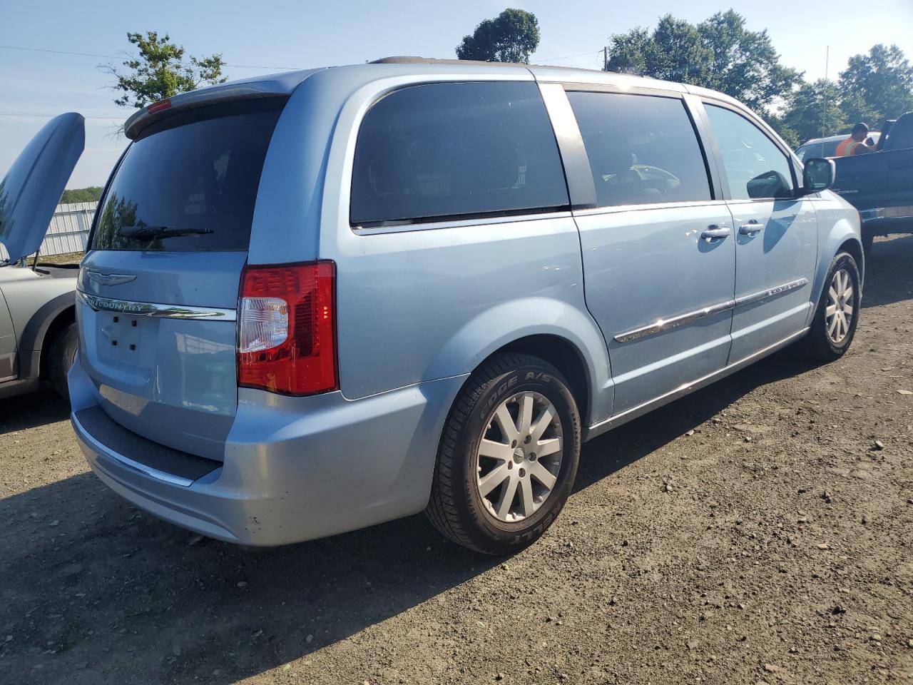 2013 Chrysler Town & Country Touring Синий vin: 2C4RC1BG2DR588512