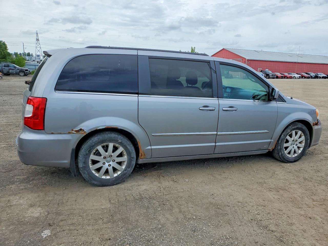 2013 Chrysler Town & Country Touring Серебряный vin: 2C4RC1BG2DR670904