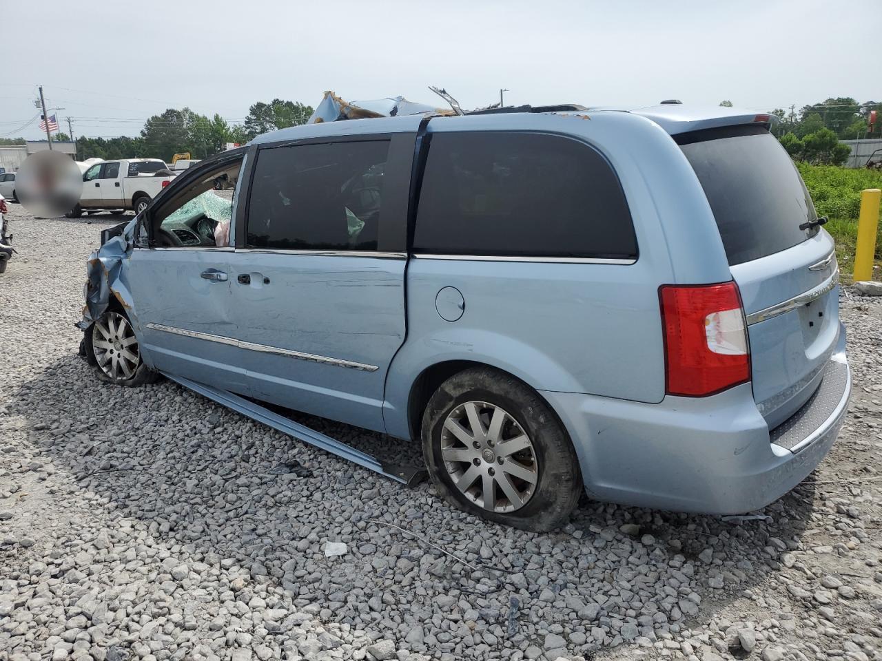 2013 Chrysler Town & Country Touring Синий vin: 2C4RC1BG2DR747786