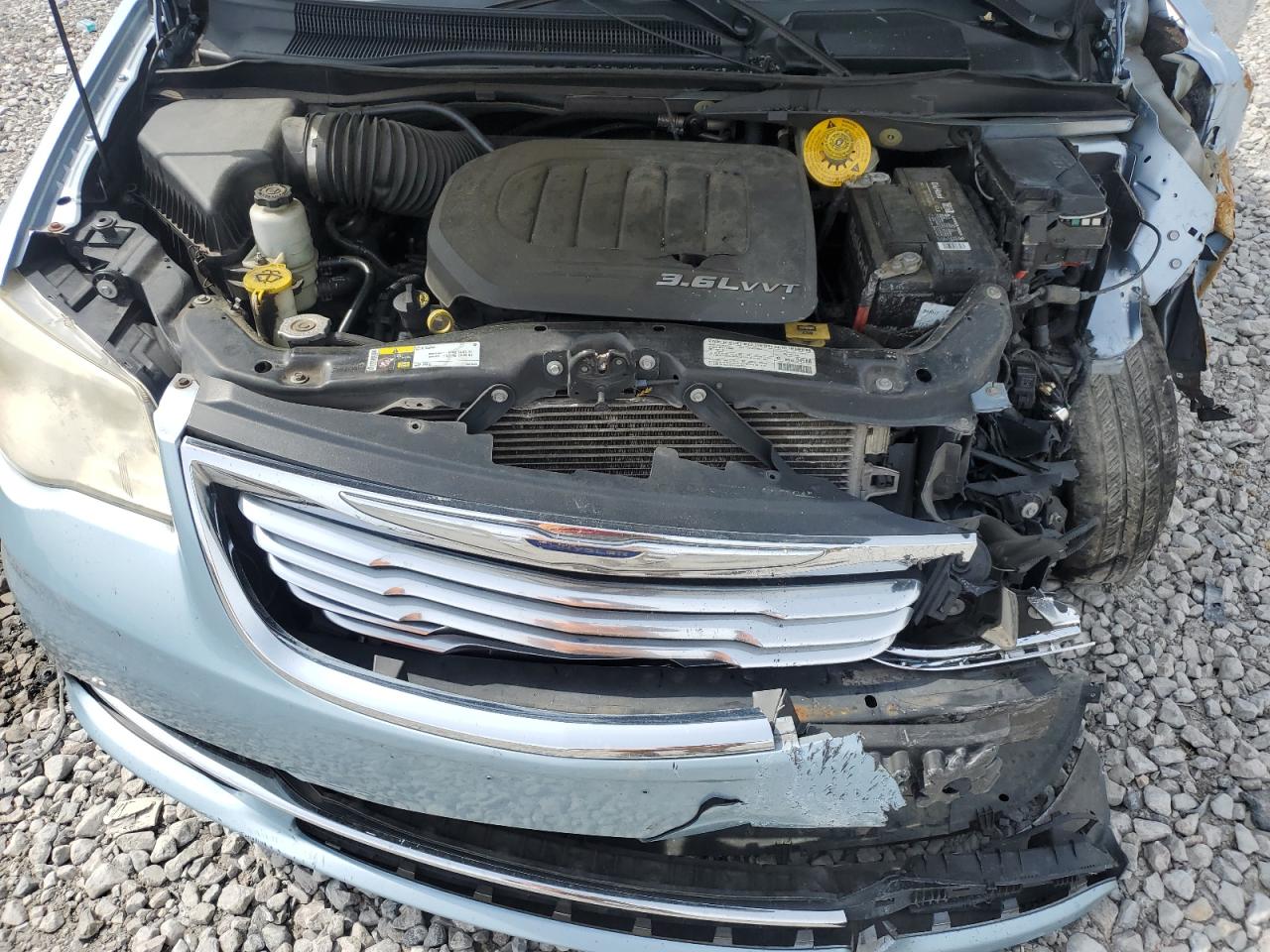 2013 Chrysler Town & Country Touring Синий vin: 2C4RC1BG2DR747786