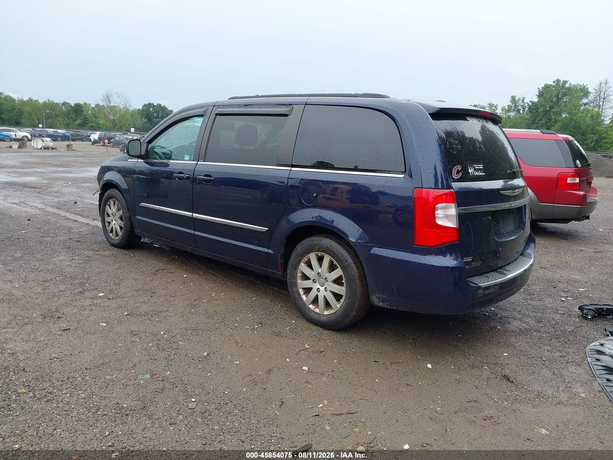 2014 Chrysler Town & Country Touring Blue vin: 2C4RC1BG2ER160411