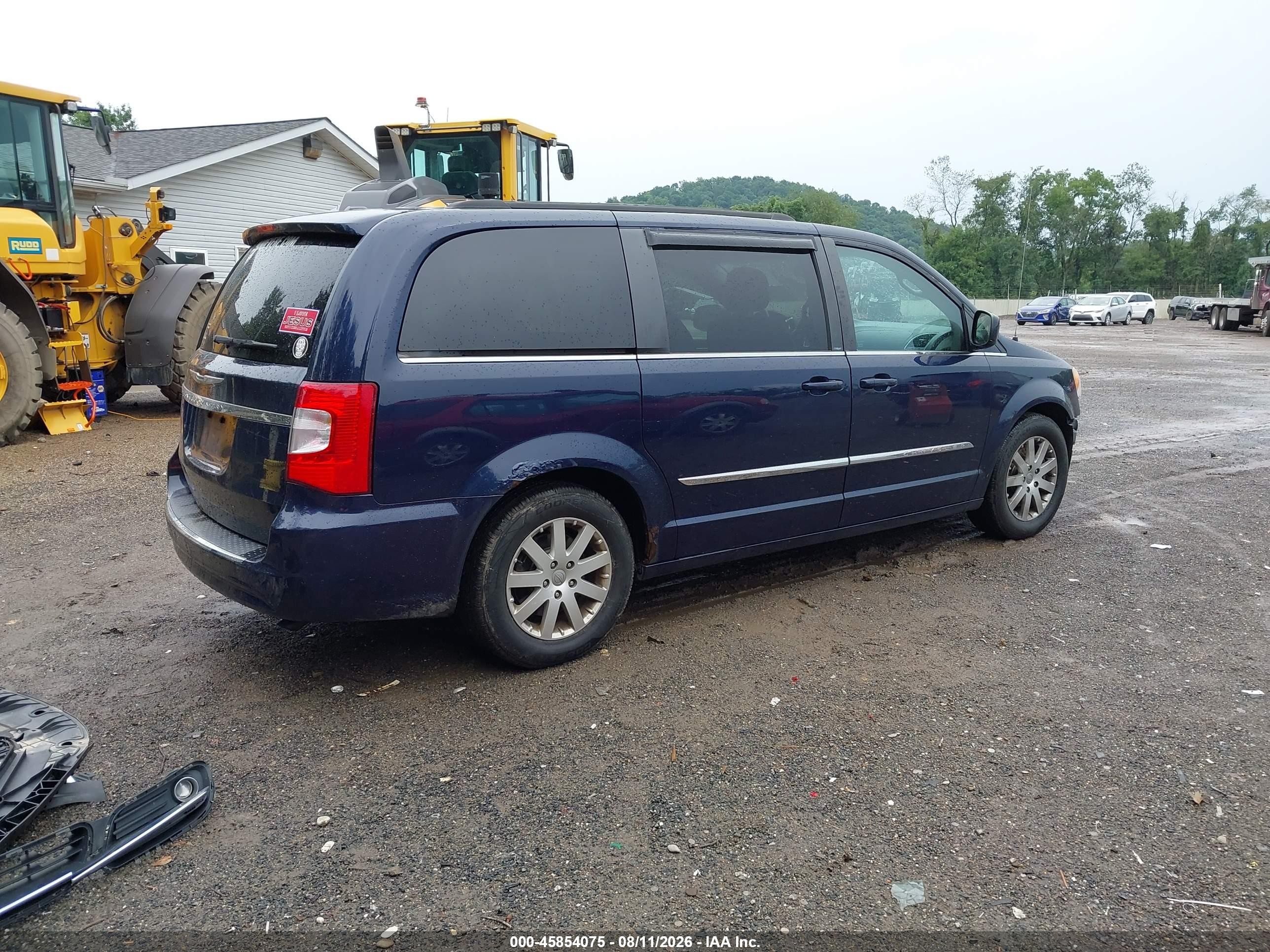 2014 Chrysler Town & Country Touring Blue vin: 2C4RC1BG2ER160411