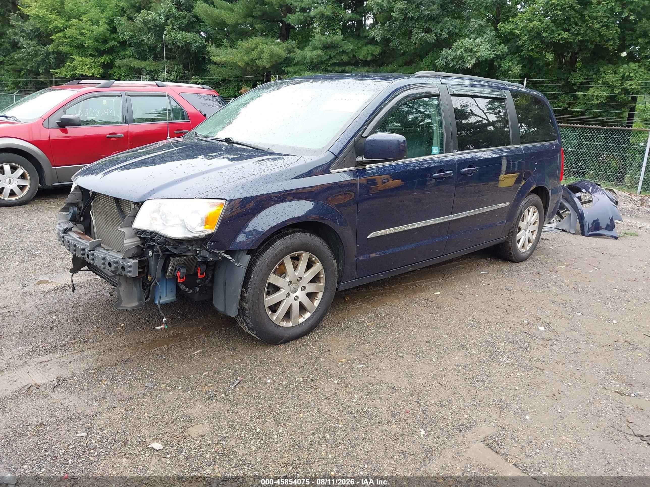 2014 Chrysler Town & Country Touring Blue vin: 2C4RC1BG2ER160411