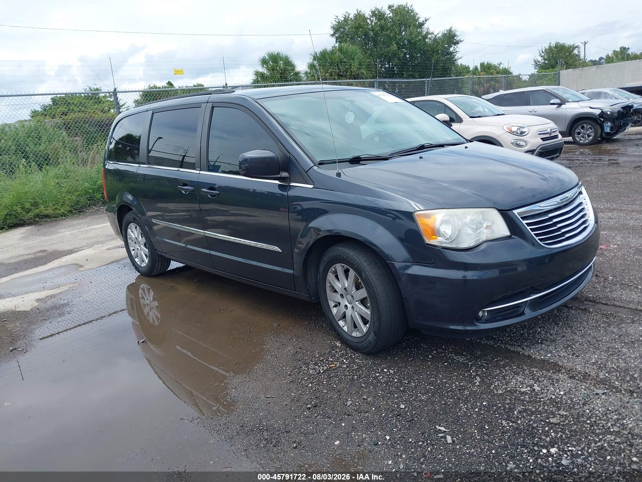 2014 Chrysler Town & Country Touring Gray vin: 2C4RC1BG2ER195997