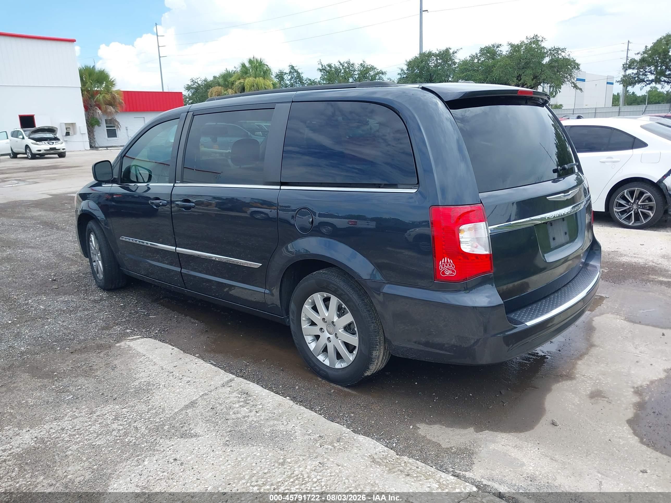 2014 Chrysler Town & Country Touring Gray vin: 2C4RC1BG2ER195997