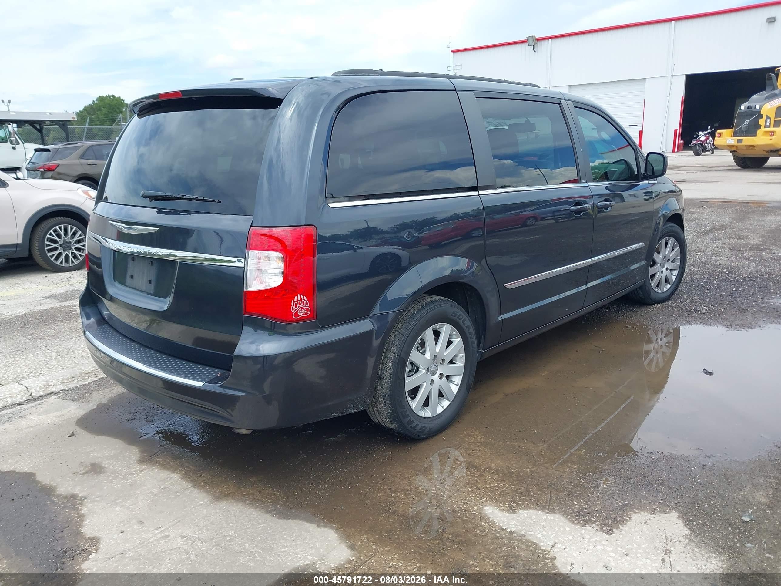 2014 Chrysler Town & Country Touring Gray vin: 2C4RC1BG2ER195997