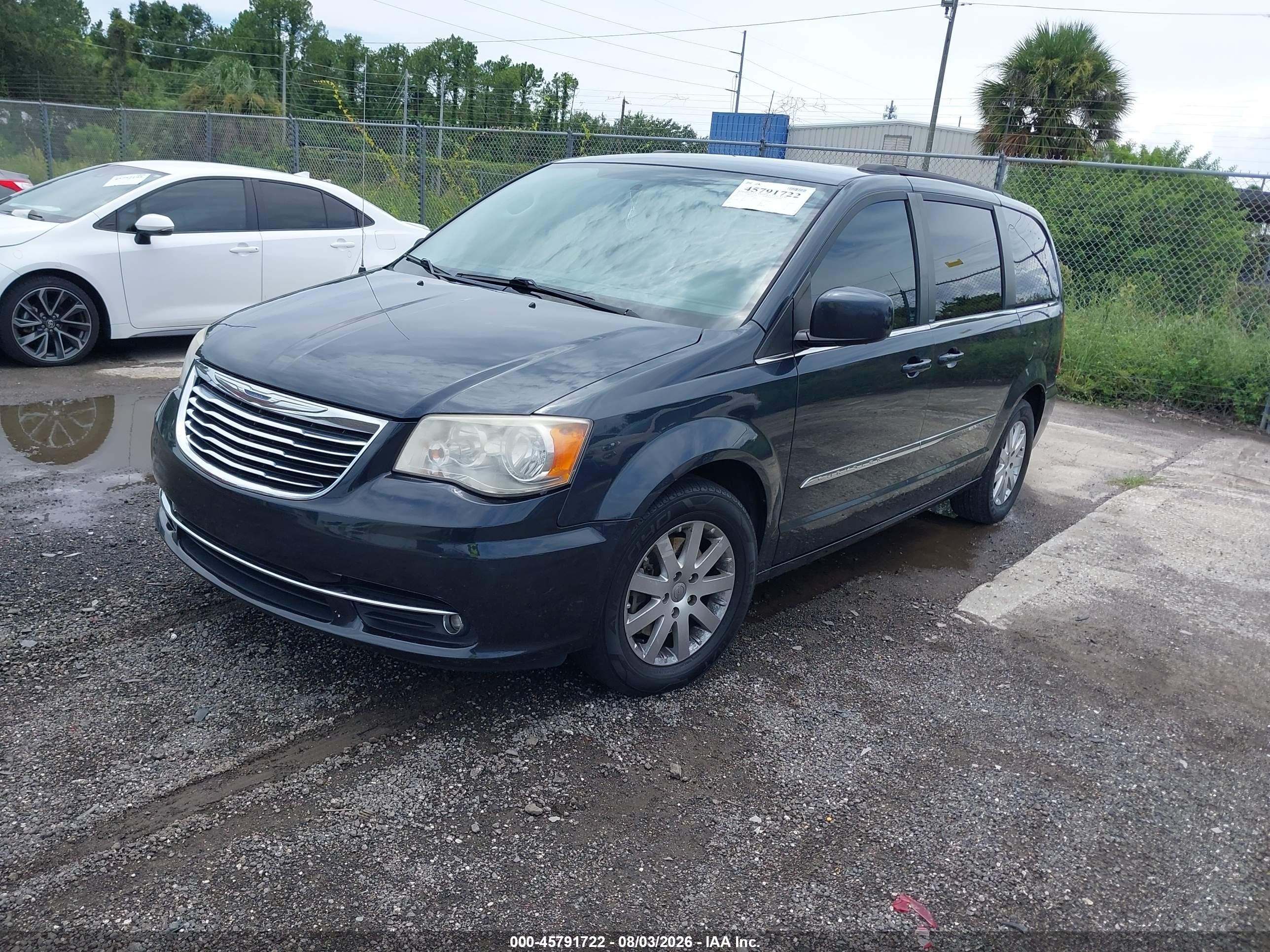 2014 Chrysler Town & Country Touring Gray vin: 2C4RC1BG2ER195997