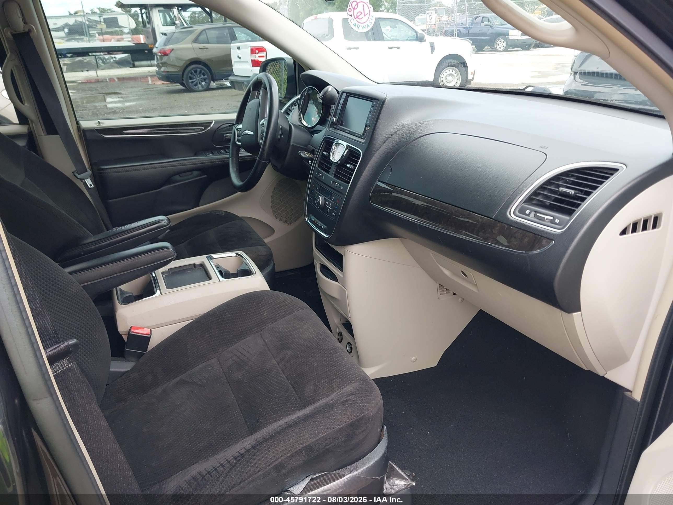 2014 Chrysler Town & Country Touring Gray vin: 2C4RC1BG2ER195997