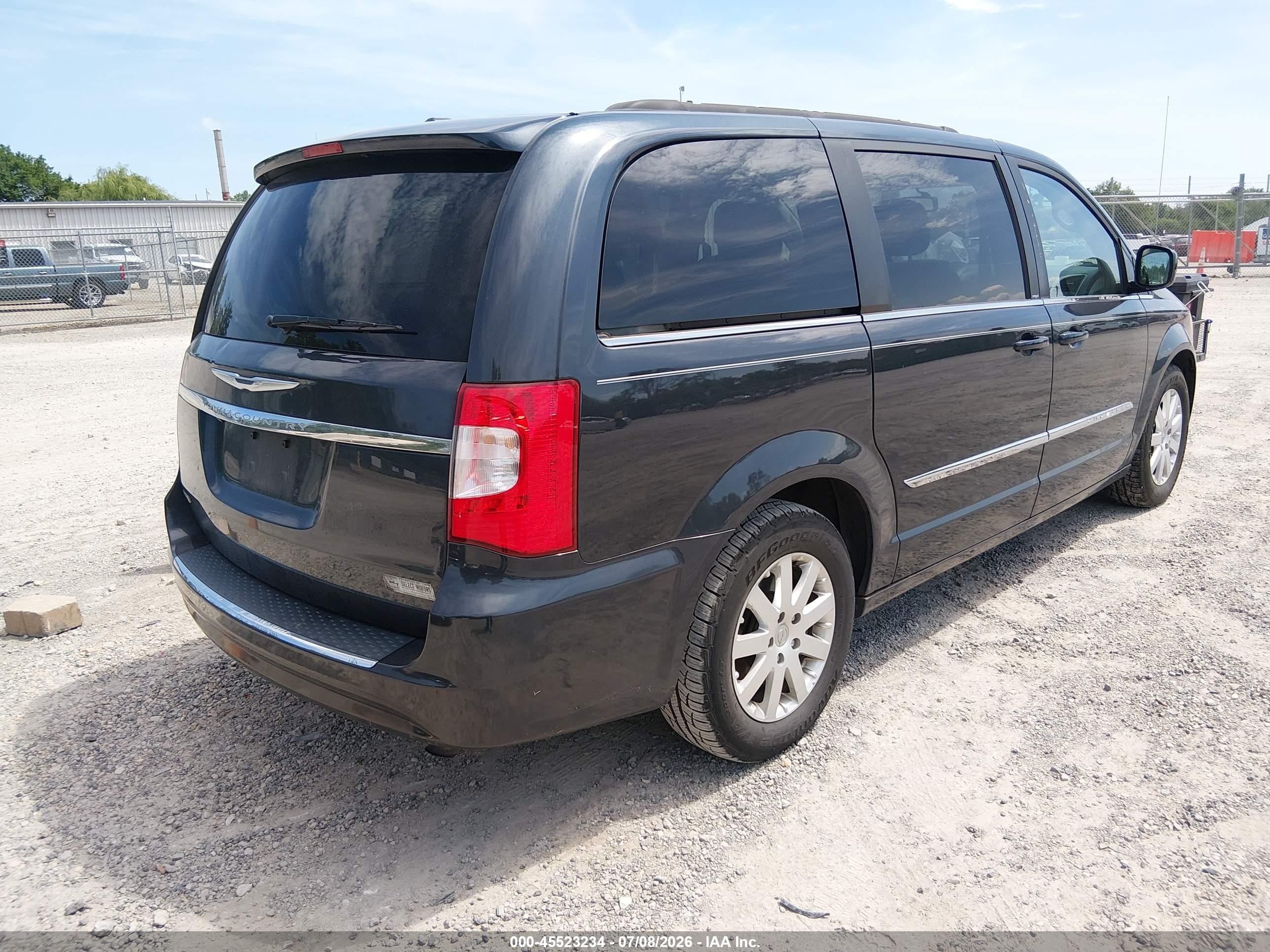2014 Chrysler Town & Country Touring Gray vin: 2C4RC1BG2ER247953