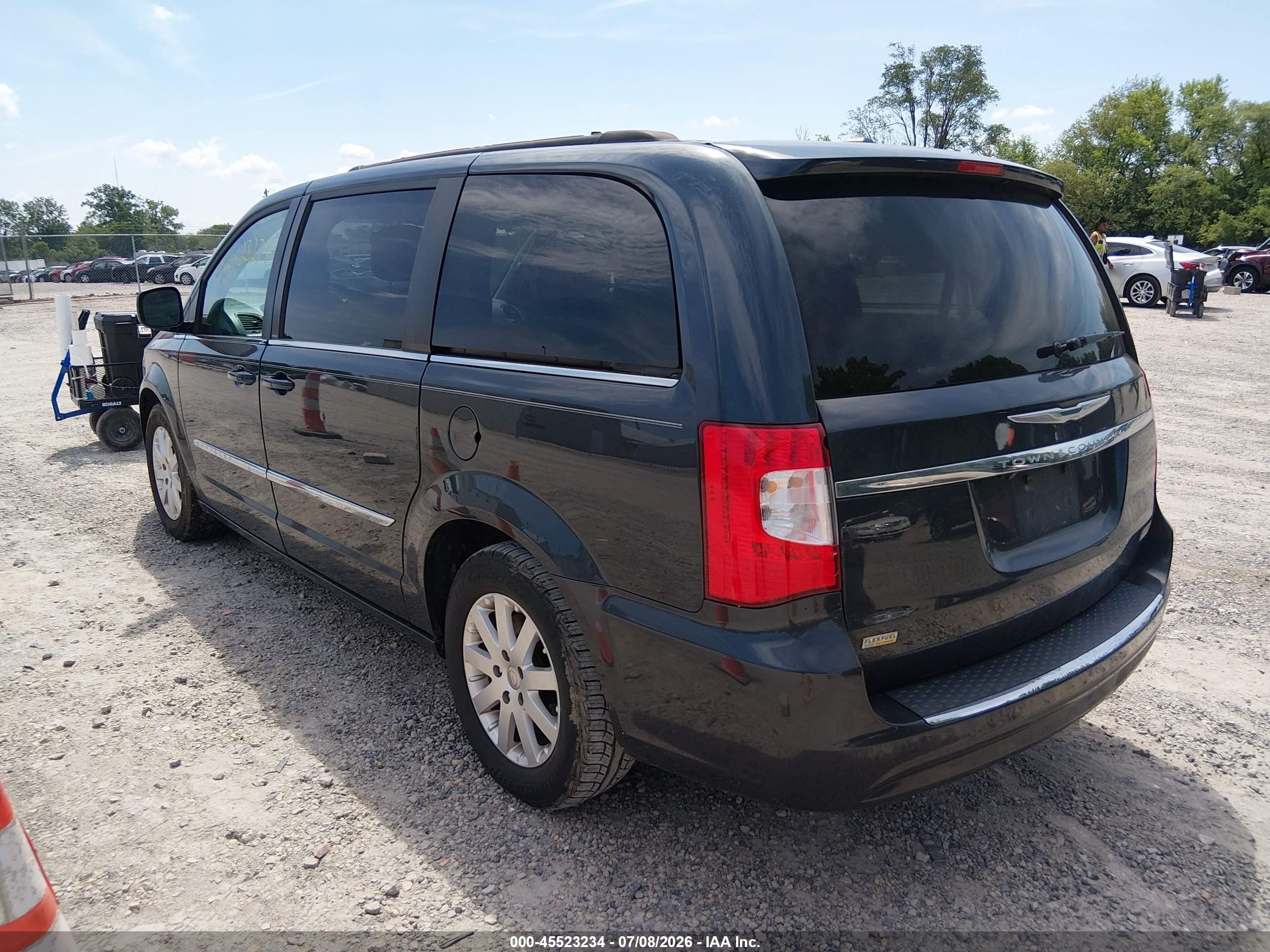 2014 Chrysler Town & Country Touring Gray vin: 2C4RC1BG2ER247953