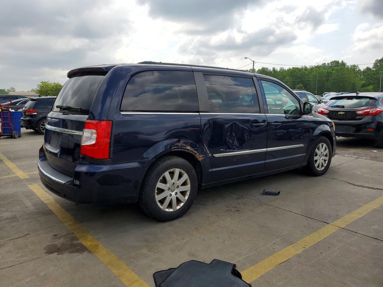 2014 Chrysler Town & Country Touring Blue vin: 2C4RC1BG2ER408785