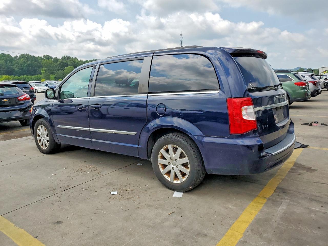 2014 Chrysler Town & Country Touring Blue vin: 2C4RC1BG2ER408785