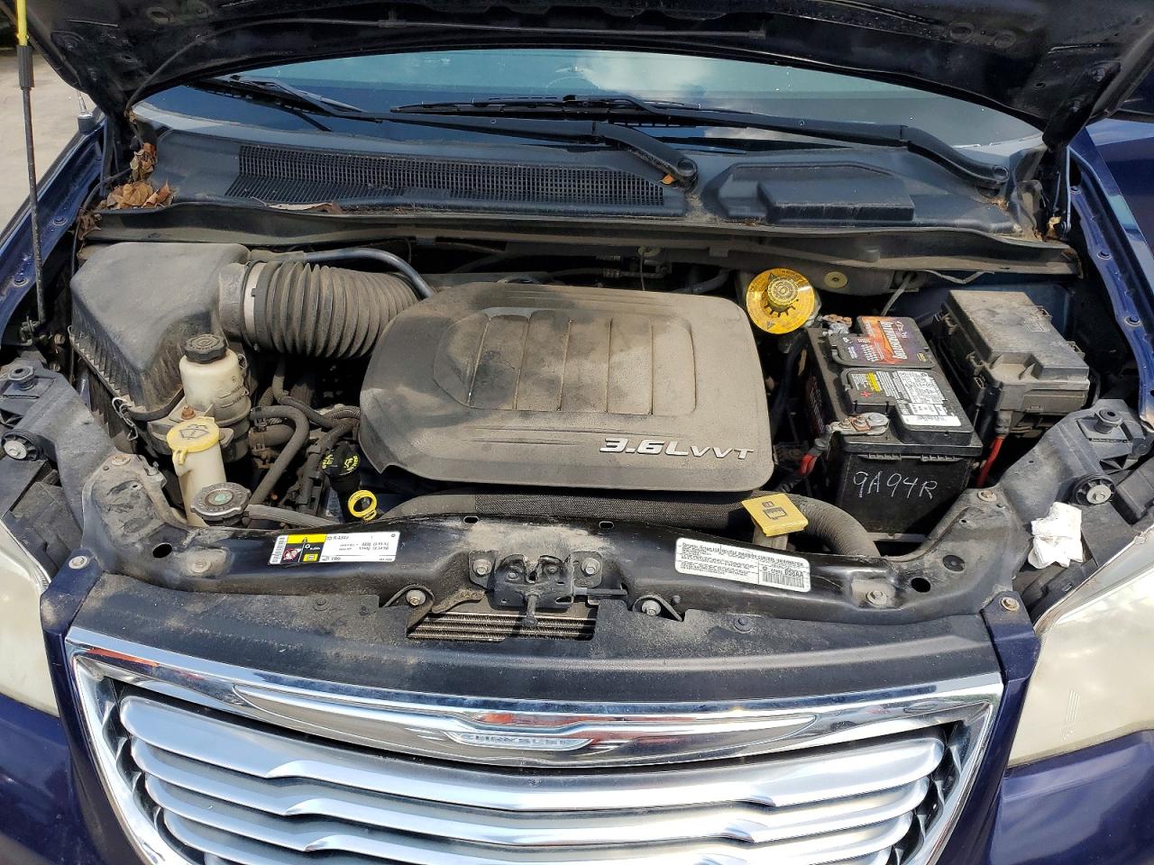 2014 Chrysler Town & Country Touring Blue vin: 2C4RC1BG2ER408785