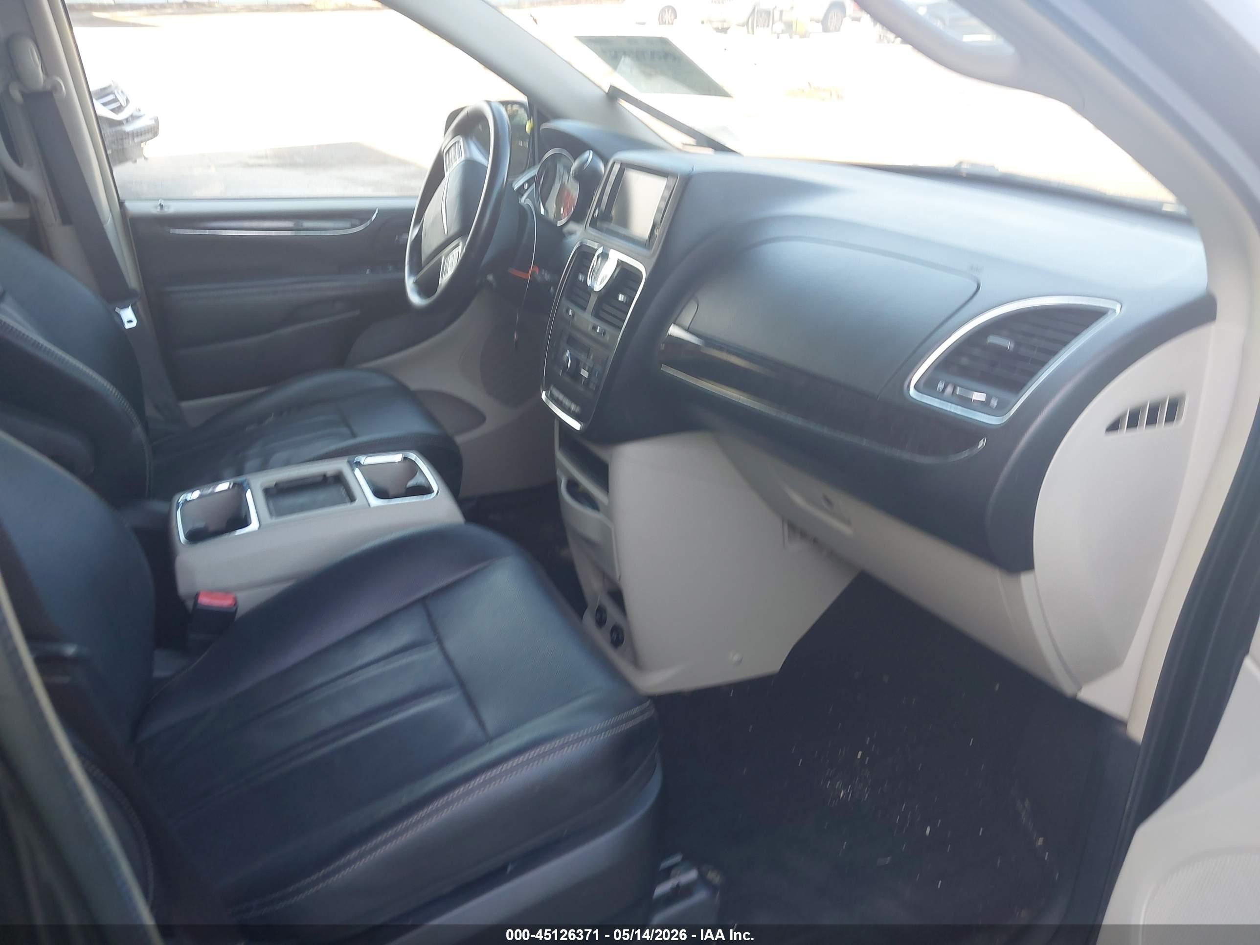 2014 Chrysler Town & Country Touring Black vin: 2C4RC1BG2ER448719