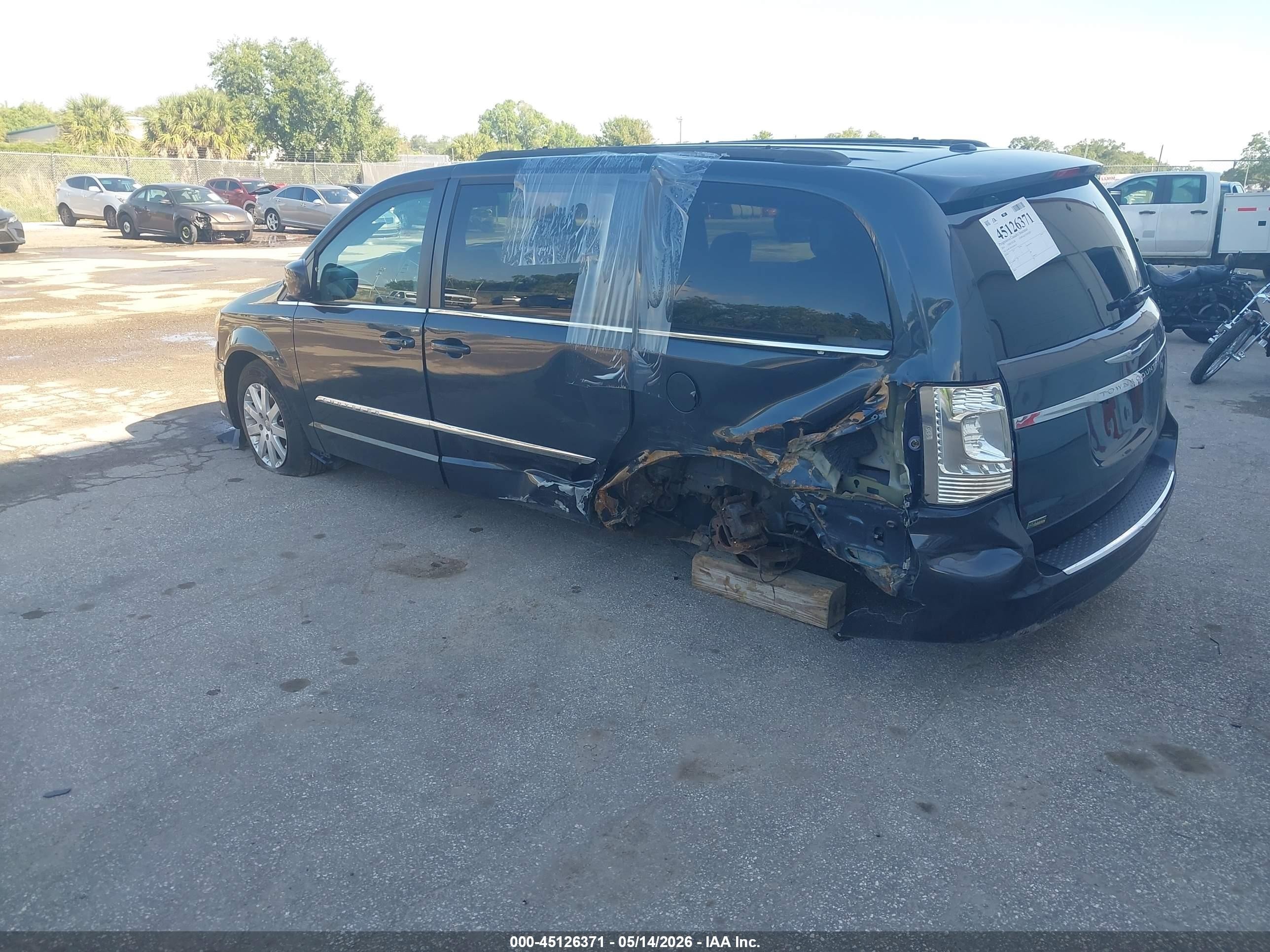 2014 Chrysler Town & Country Touring Black vin: 2C4RC1BG2ER448719