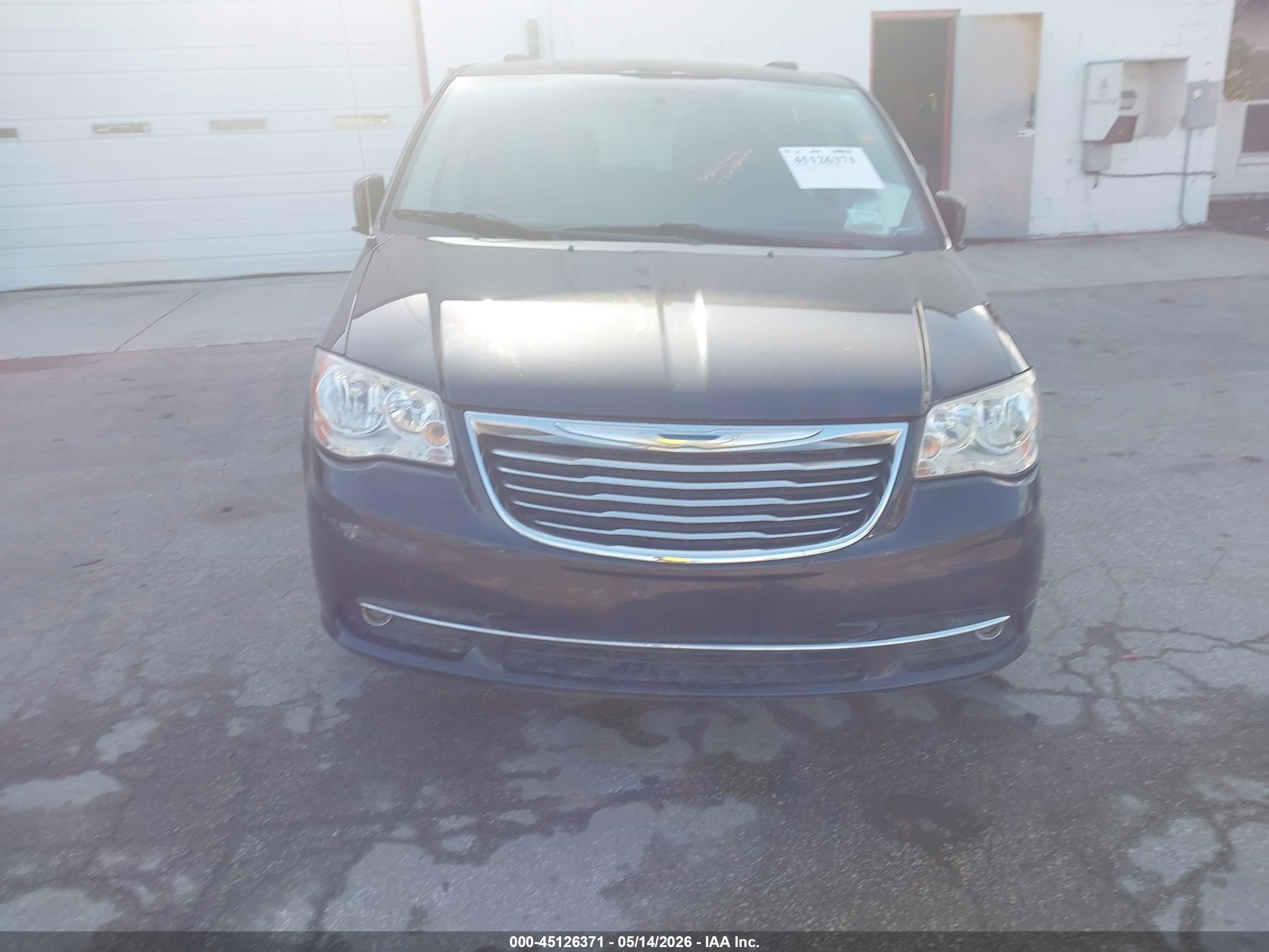 2014 Chrysler Town & Country Touring Black vin: 2C4RC1BG2ER448719