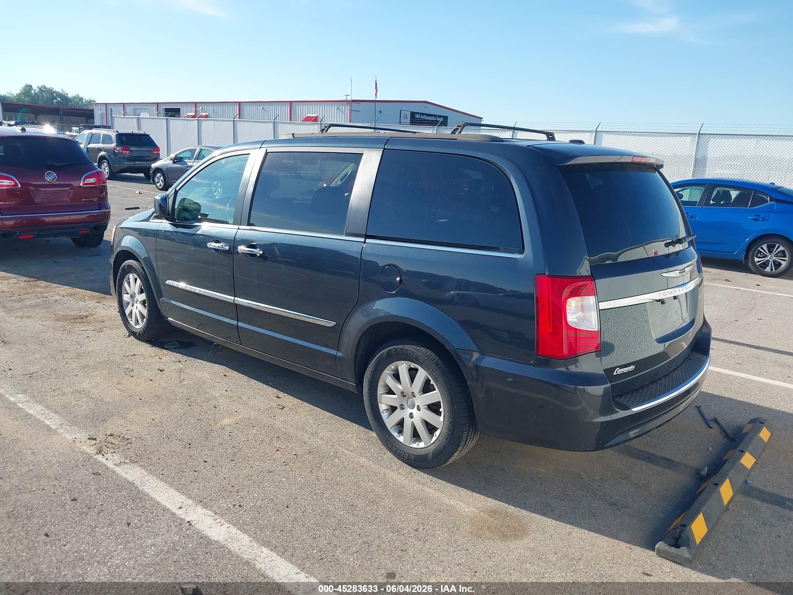 2014 Chrysler Town & Country Touring Black vin: 2C4RC1BG2ER460482
