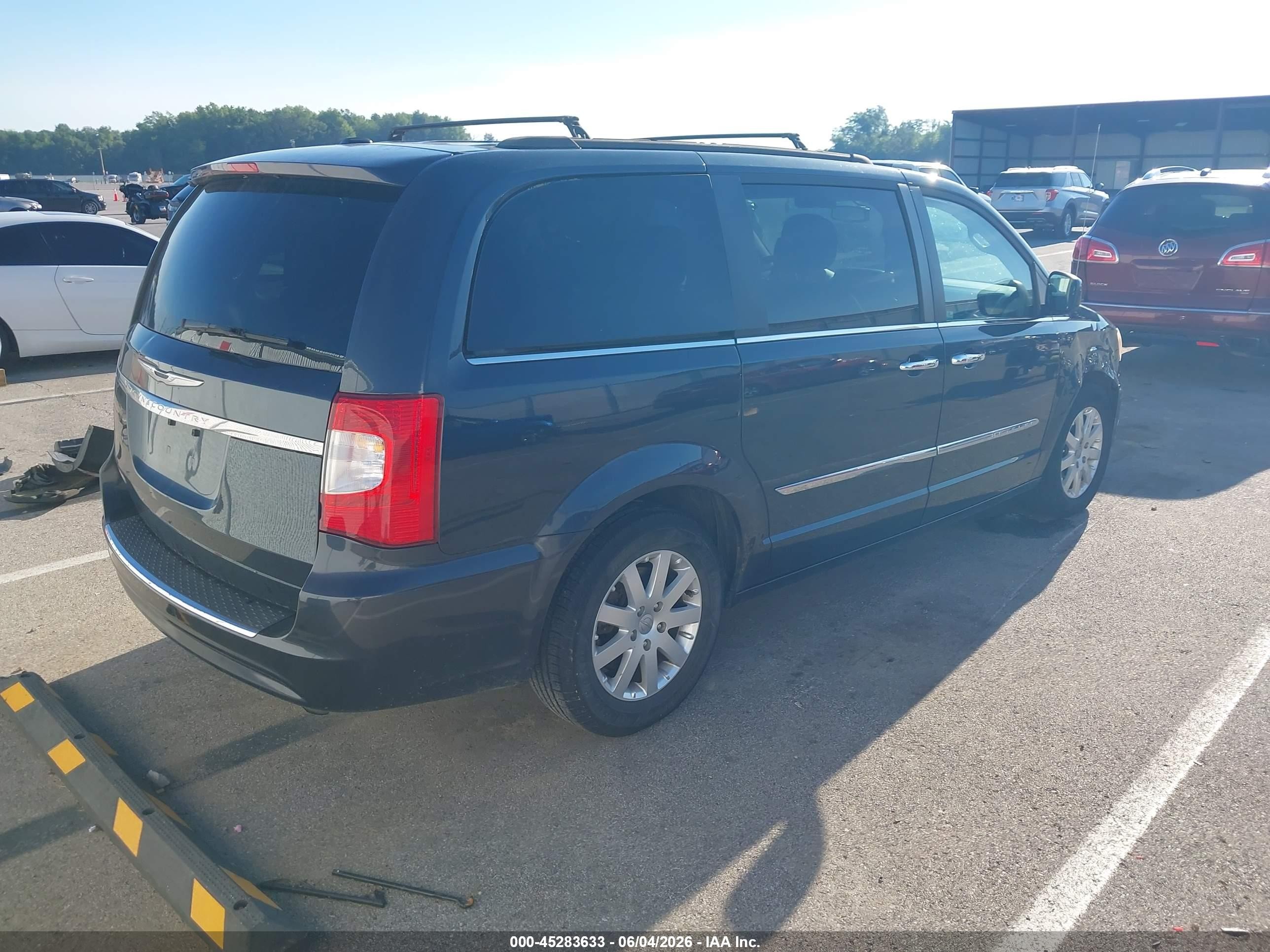 2014 Chrysler Town & Country Touring Black vin: 2C4RC1BG2ER460482