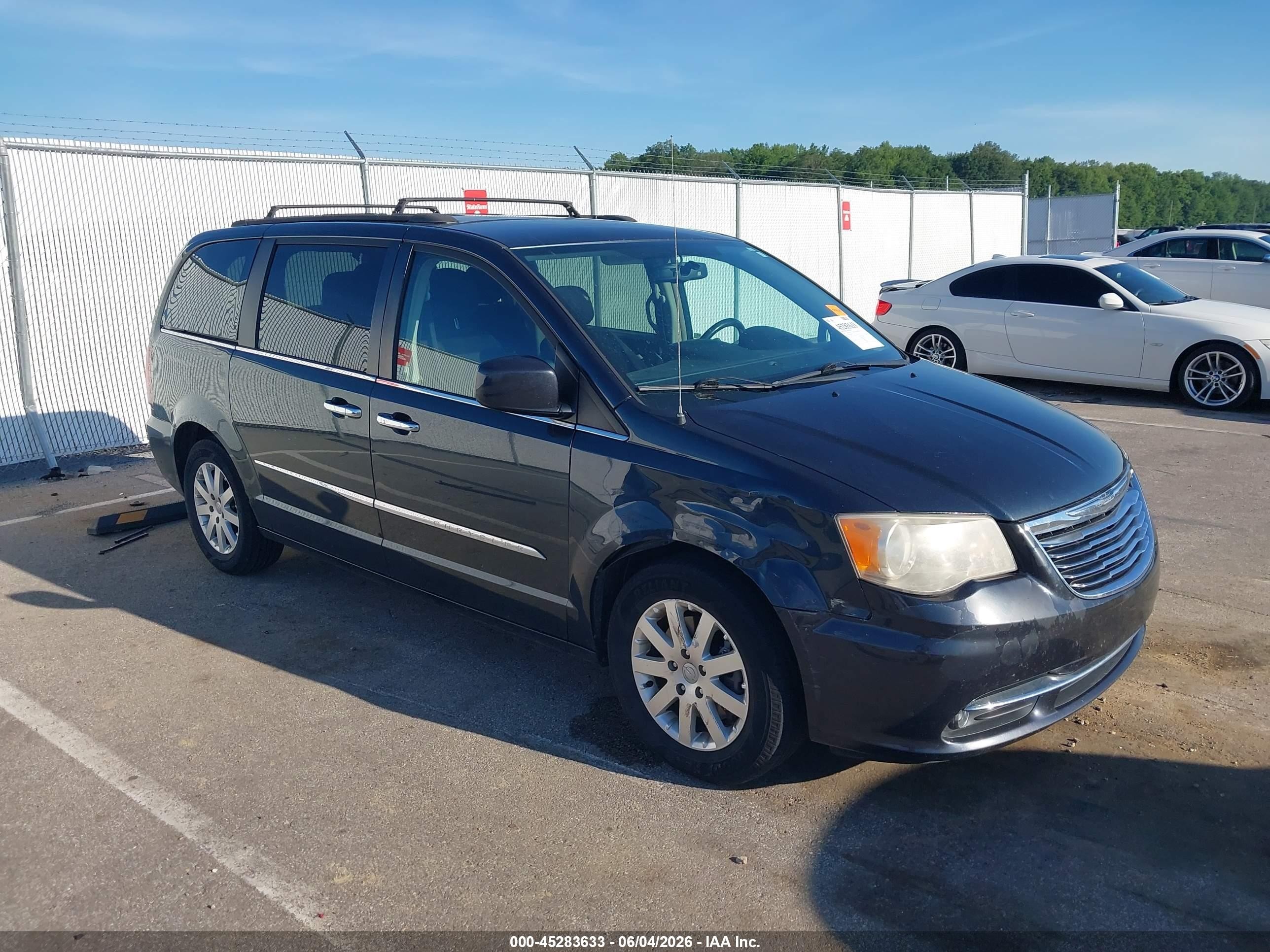 2014 Chrysler Town & Country Touring Black vin: 2C4RC1BG2ER460482