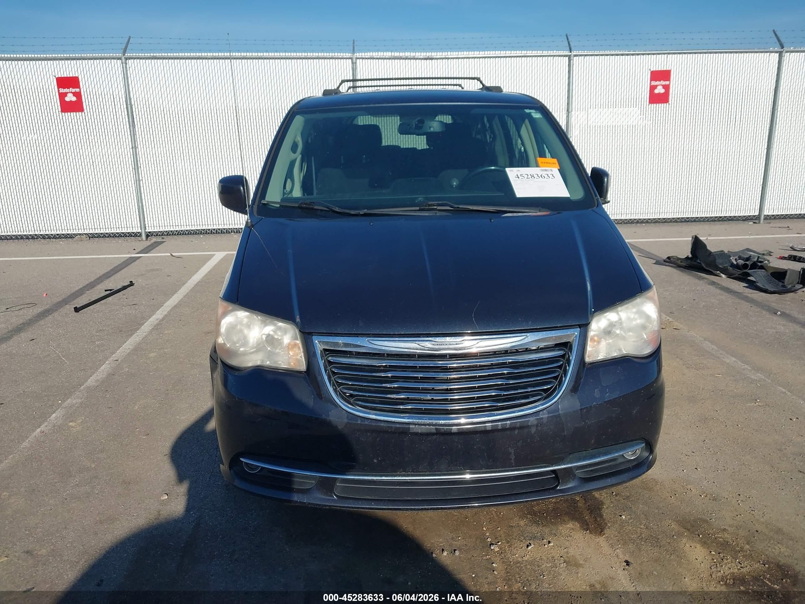 2014 Chrysler Town & Country Touring Black vin: 2C4RC1BG2ER460482