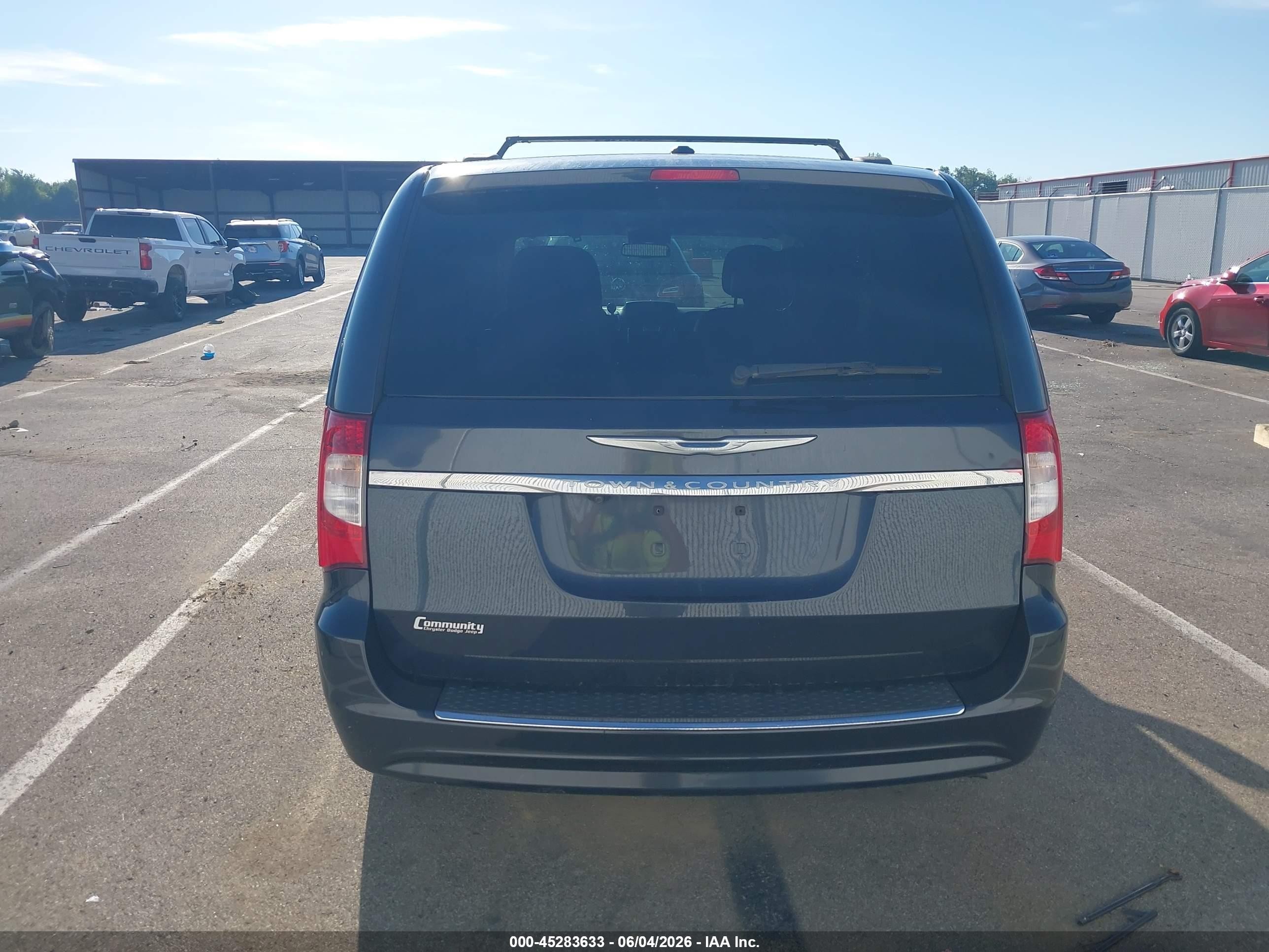 2014 Chrysler Town & Country Touring Black vin: 2C4RC1BG2ER460482