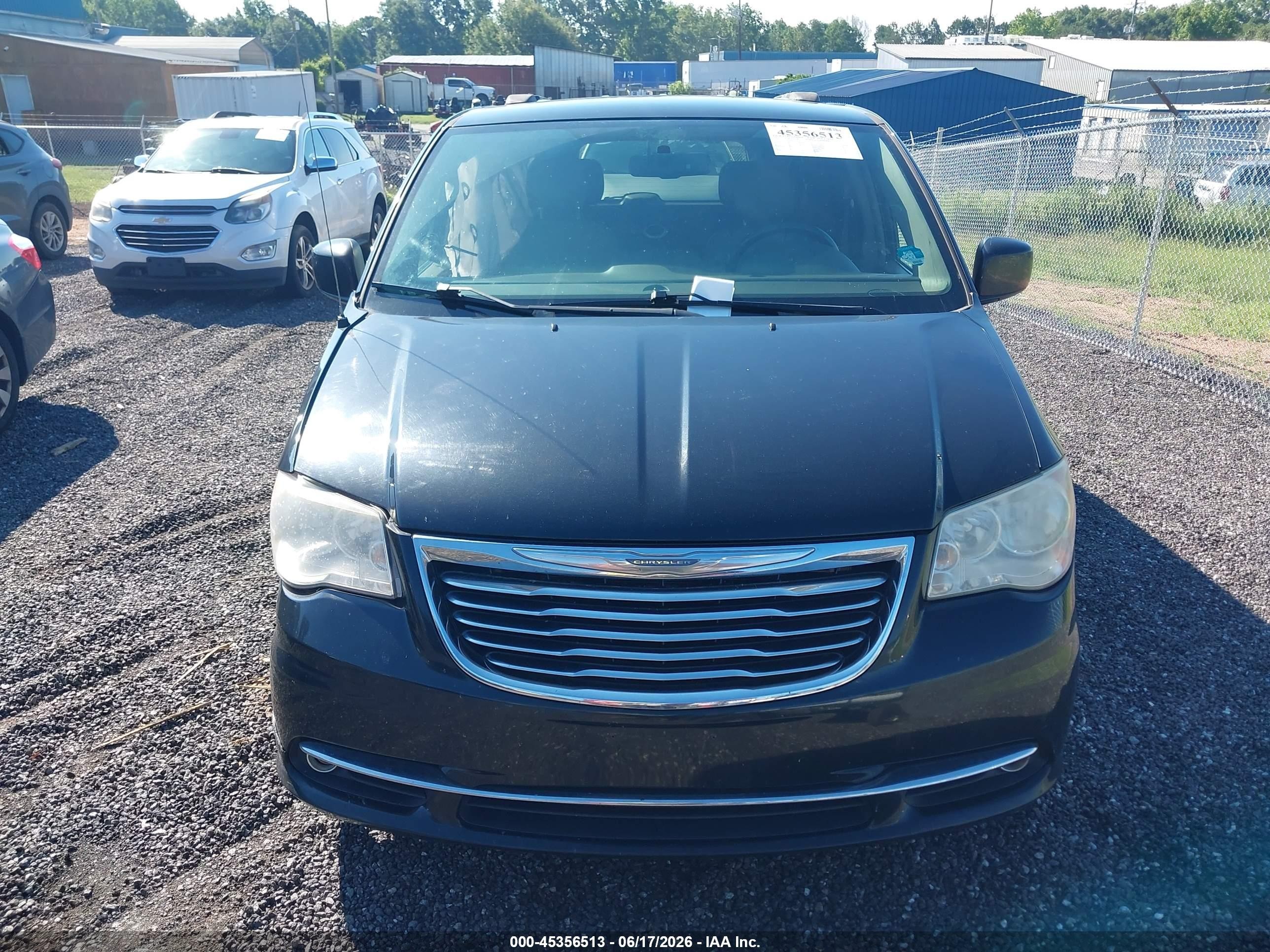 2015 Chrysler Town & Country Touring Black vin: 2C4RC1BG2FR513411