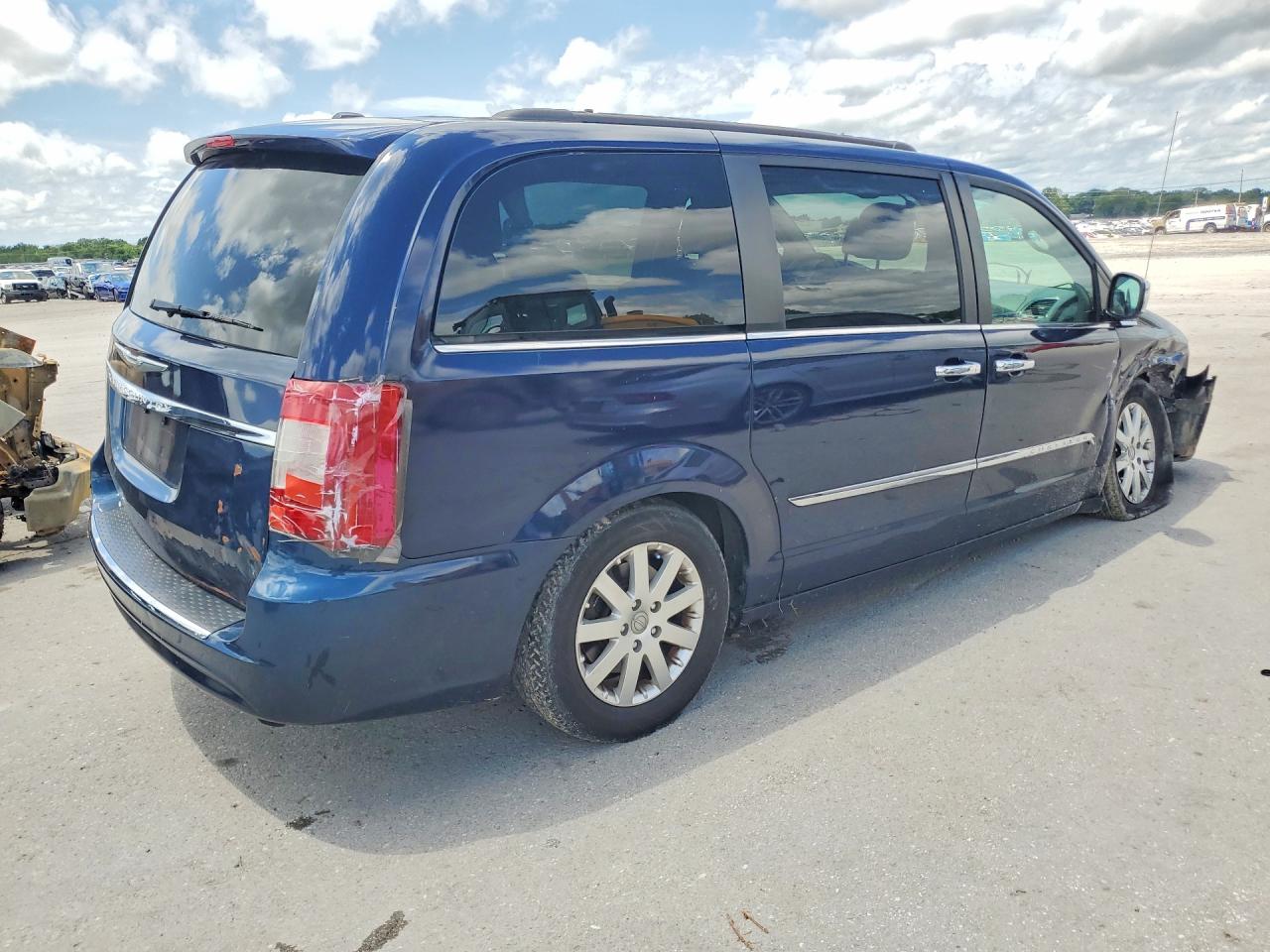 2015 Chrysler Town & Country Touring Синий vin: 2C4RC1BG2FR645150