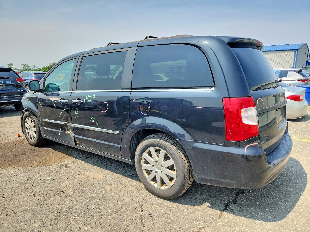 2015 Chrysler Town & Country Touring Black vin: 2C4RC1BG2FR664636