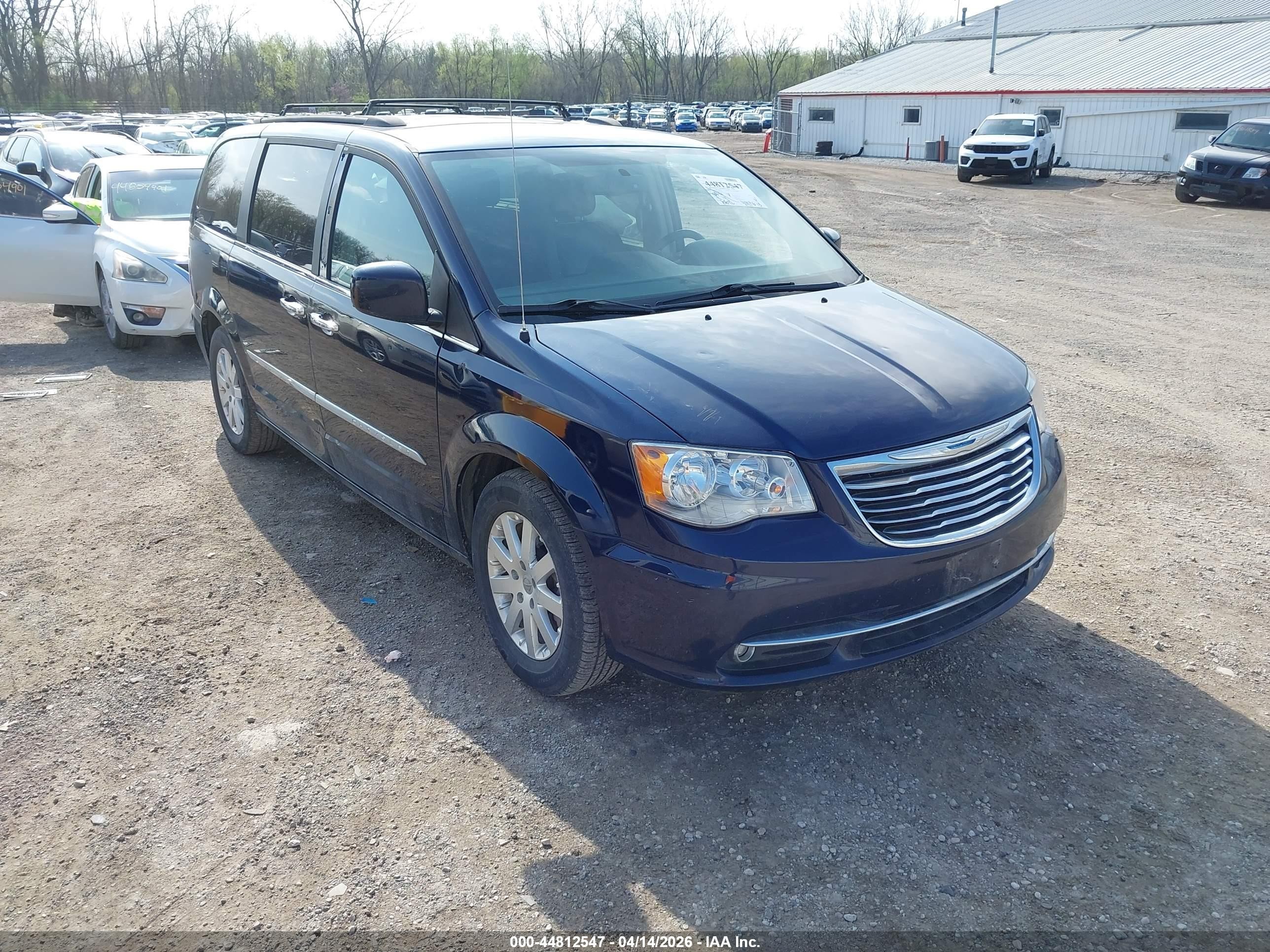 2016 Chrysler Town & Country Touring Dark Blue vin: 2C4RC1BG2GR194061