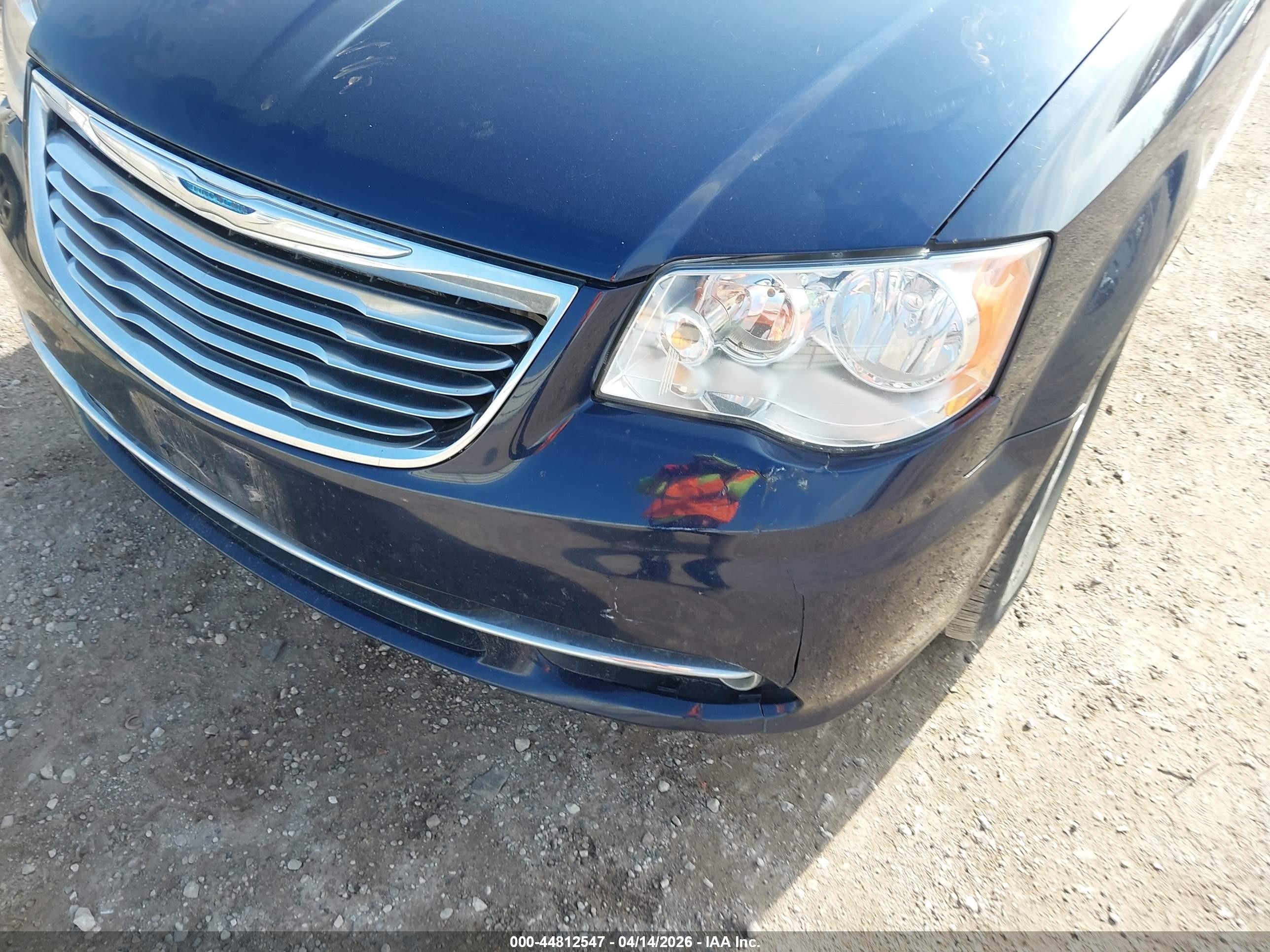 2016 Chrysler Town & Country Touring Dark Blue vin: 2C4RC1BG2GR194061