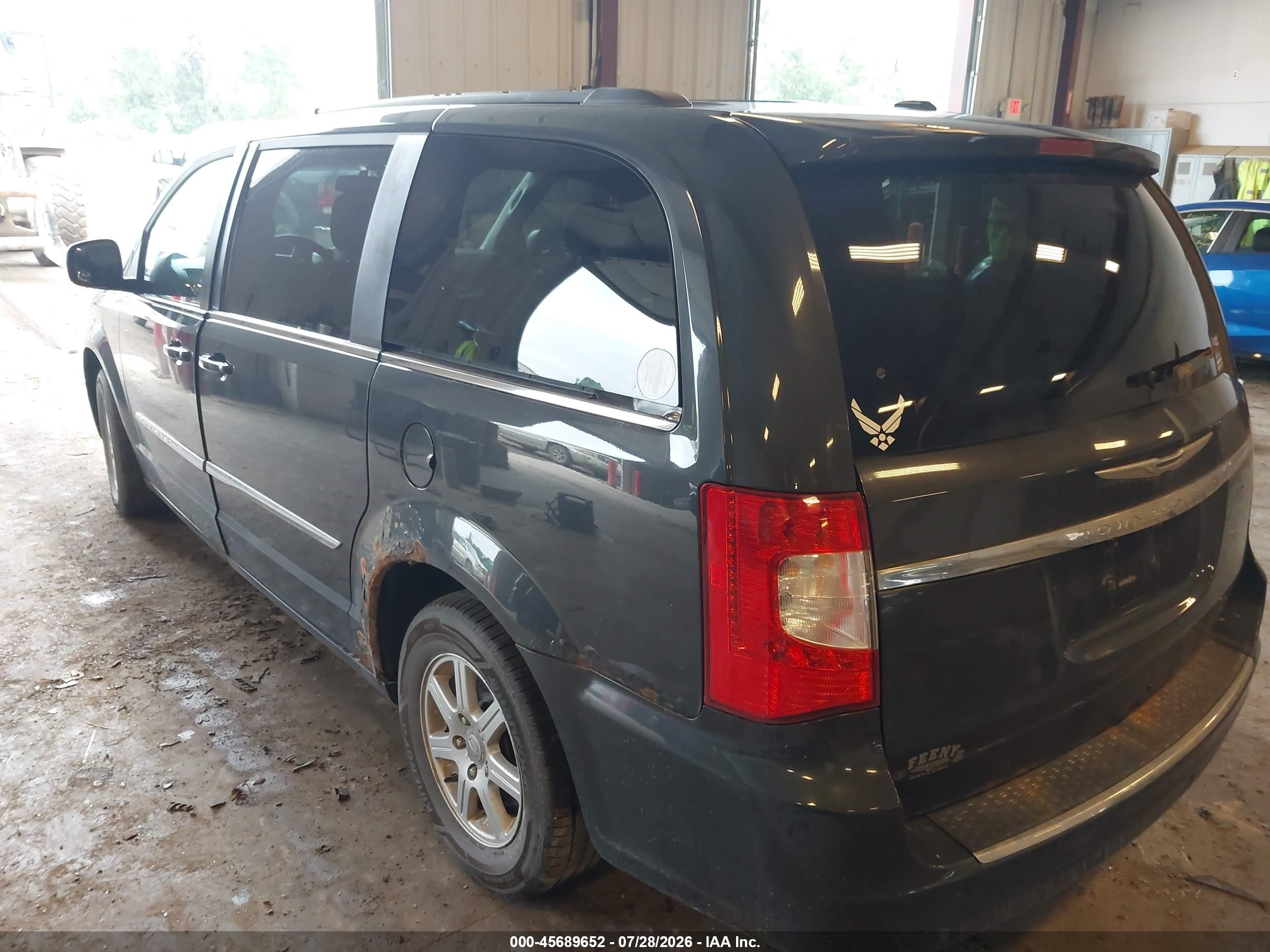 2012 Chrysler Town & Country Touring Gray vin: 2C4RC1BG3CR117712