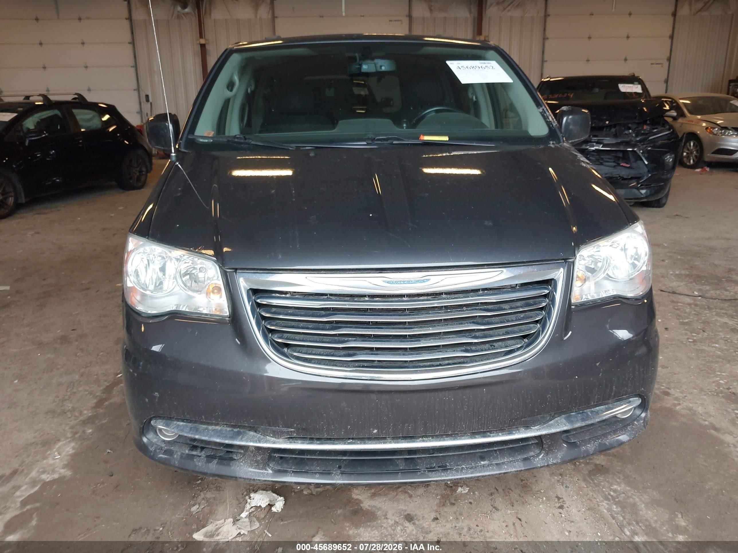 2012 Chrysler Town & Country Touring Gray vin: 2C4RC1BG3CR117712