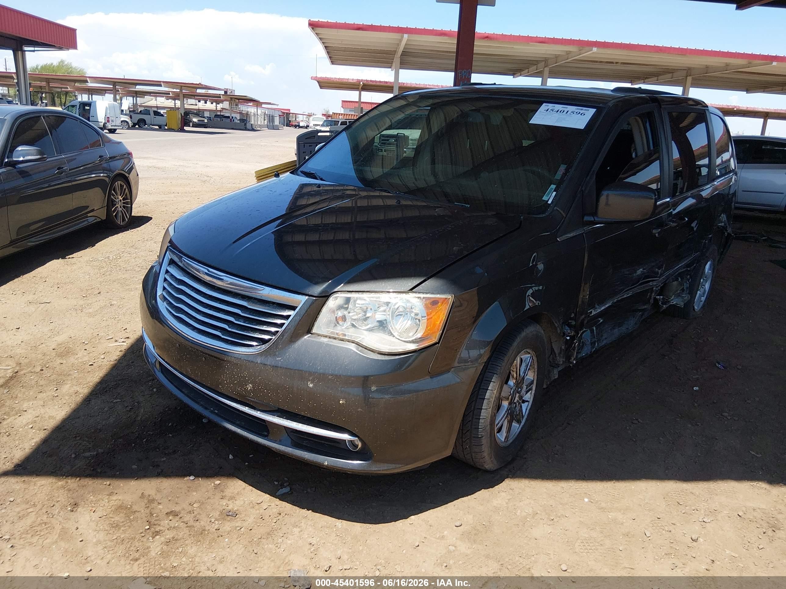 2012 Chrysler Town & Country Touring Gray vin: 2C4RC1BG3CR169101