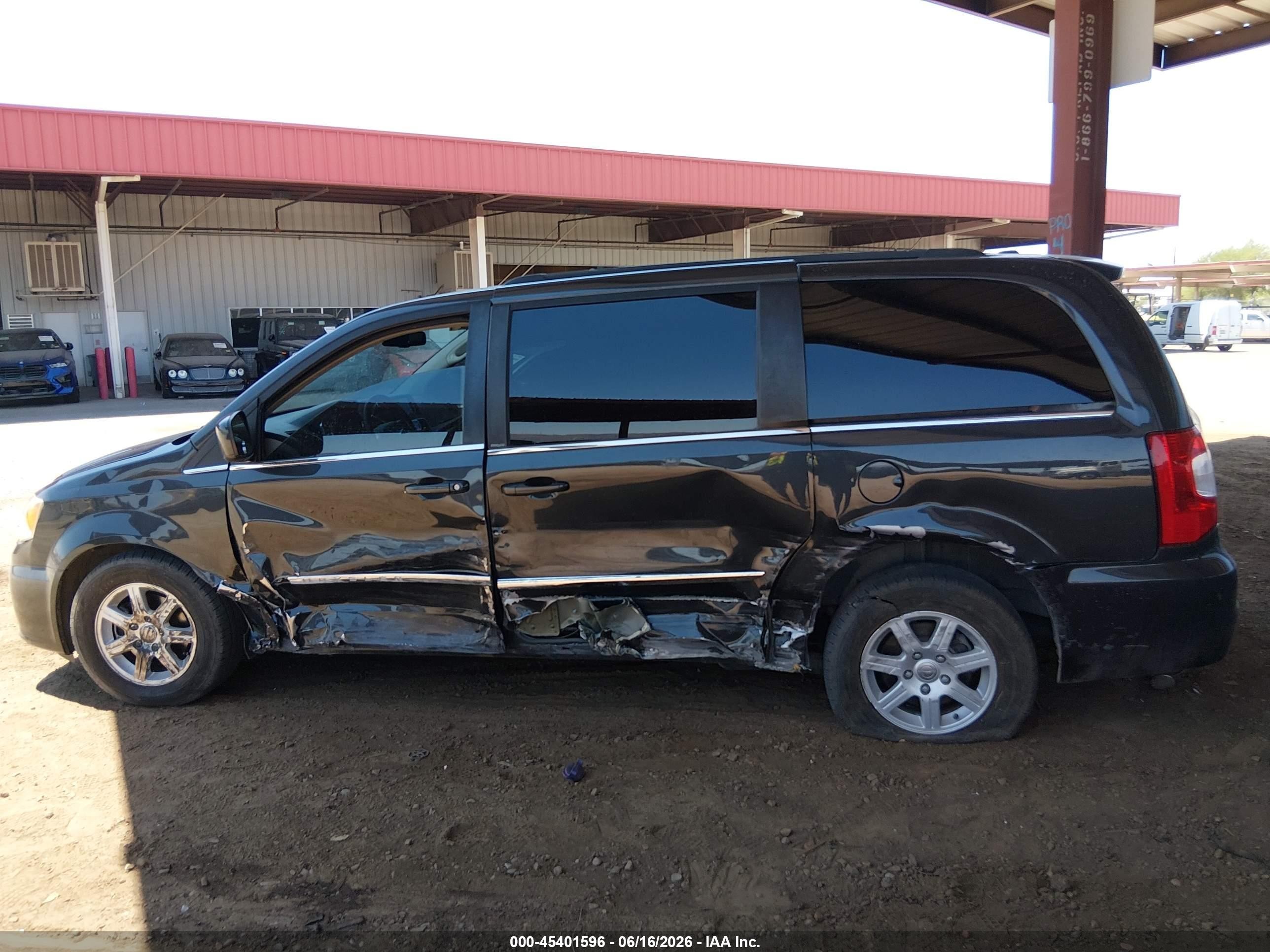 2012 Chrysler Town & Country Touring Gray vin: 2C4RC1BG3CR169101
