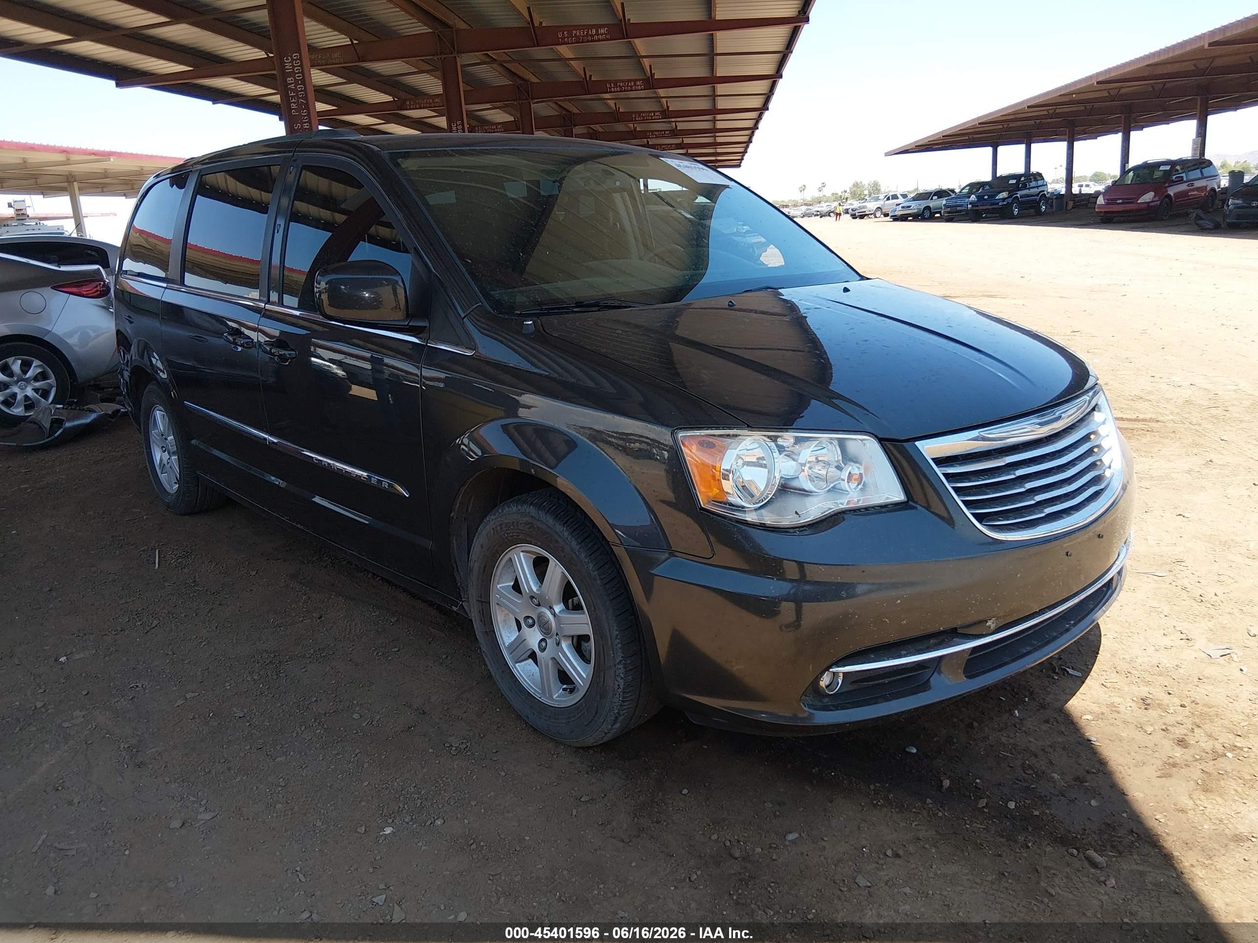 2012 Chrysler Town & Country Touring Gray vin: 2C4RC1BG3CR169101