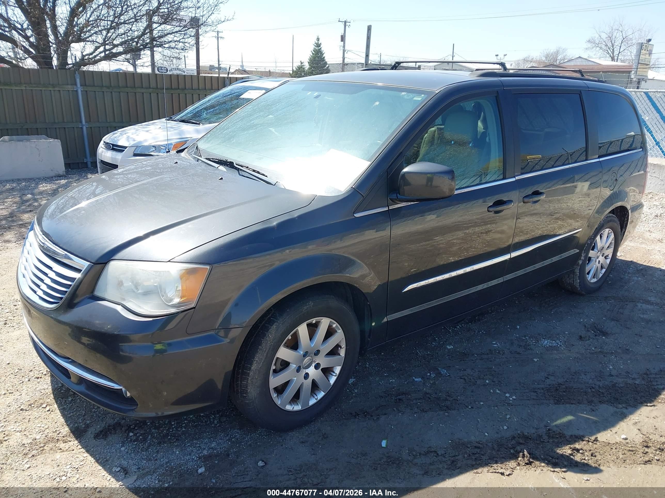 2012 Chrysler Town & Country Touring Gray vin: 2C4RC1BG3CR186562