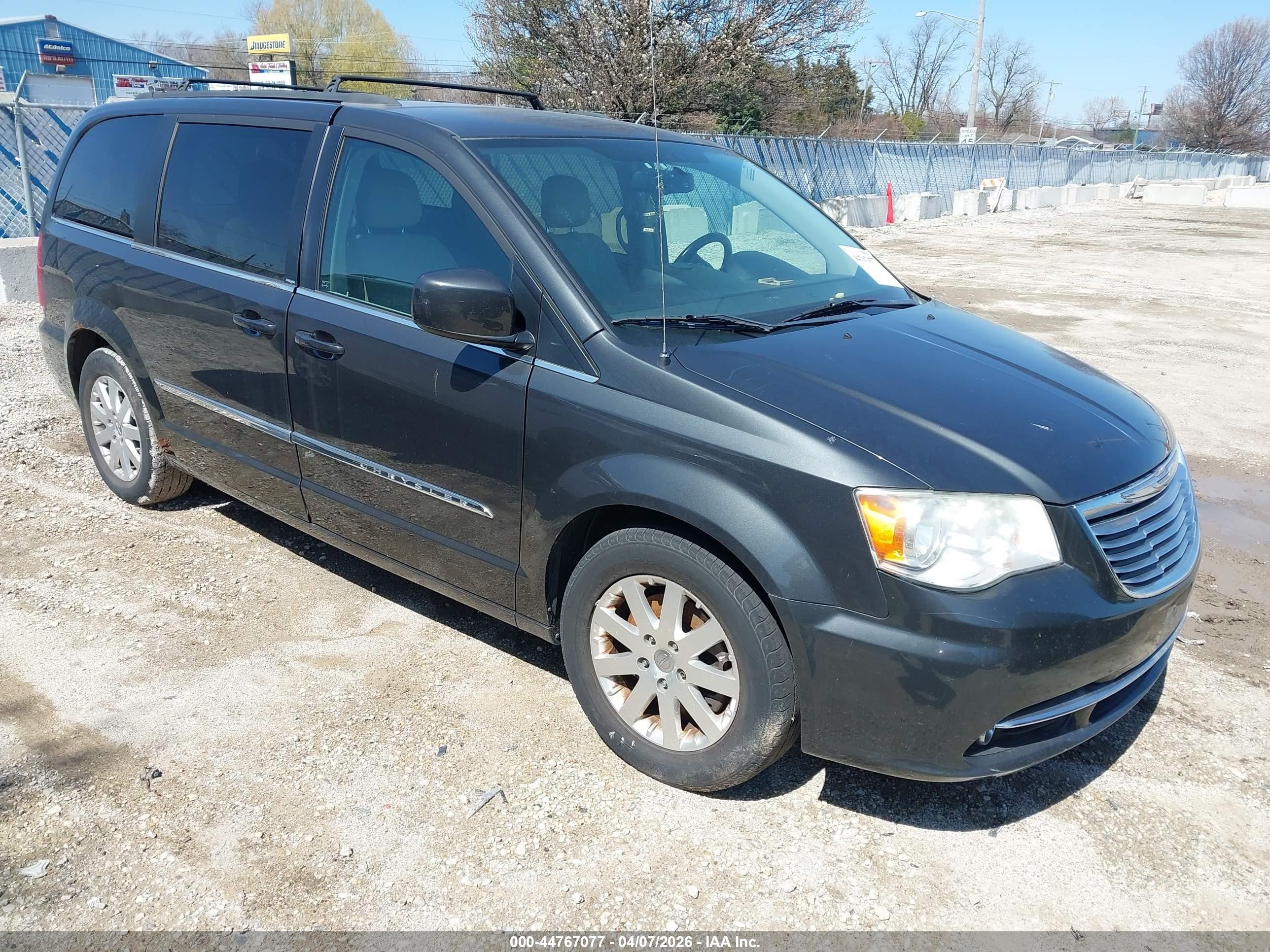 2012 Chrysler Town & Country Touring Gray vin: 2C4RC1BG3CR186562