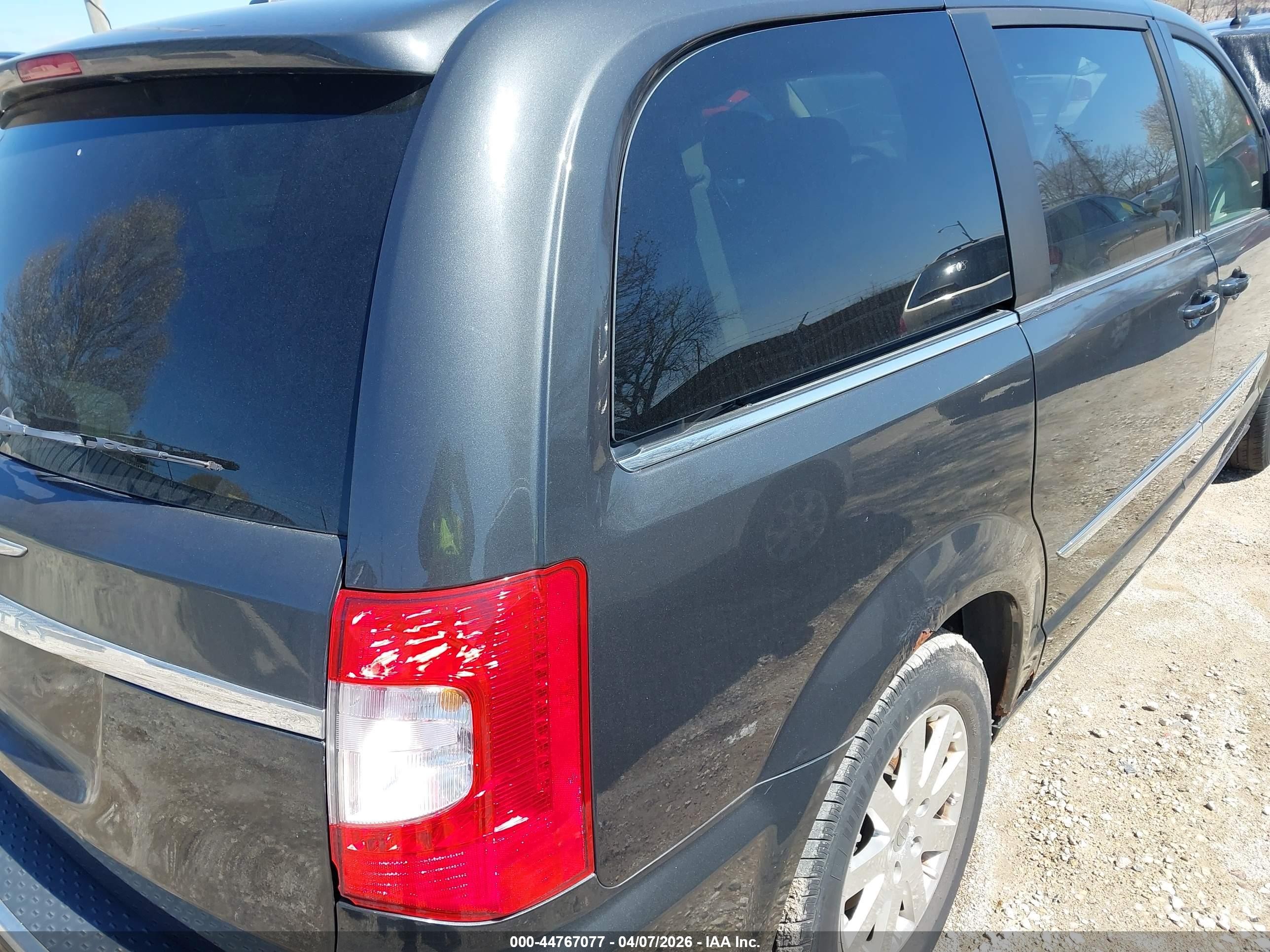 2012 Chrysler Town & Country Touring Gray vin: 2C4RC1BG3CR186562