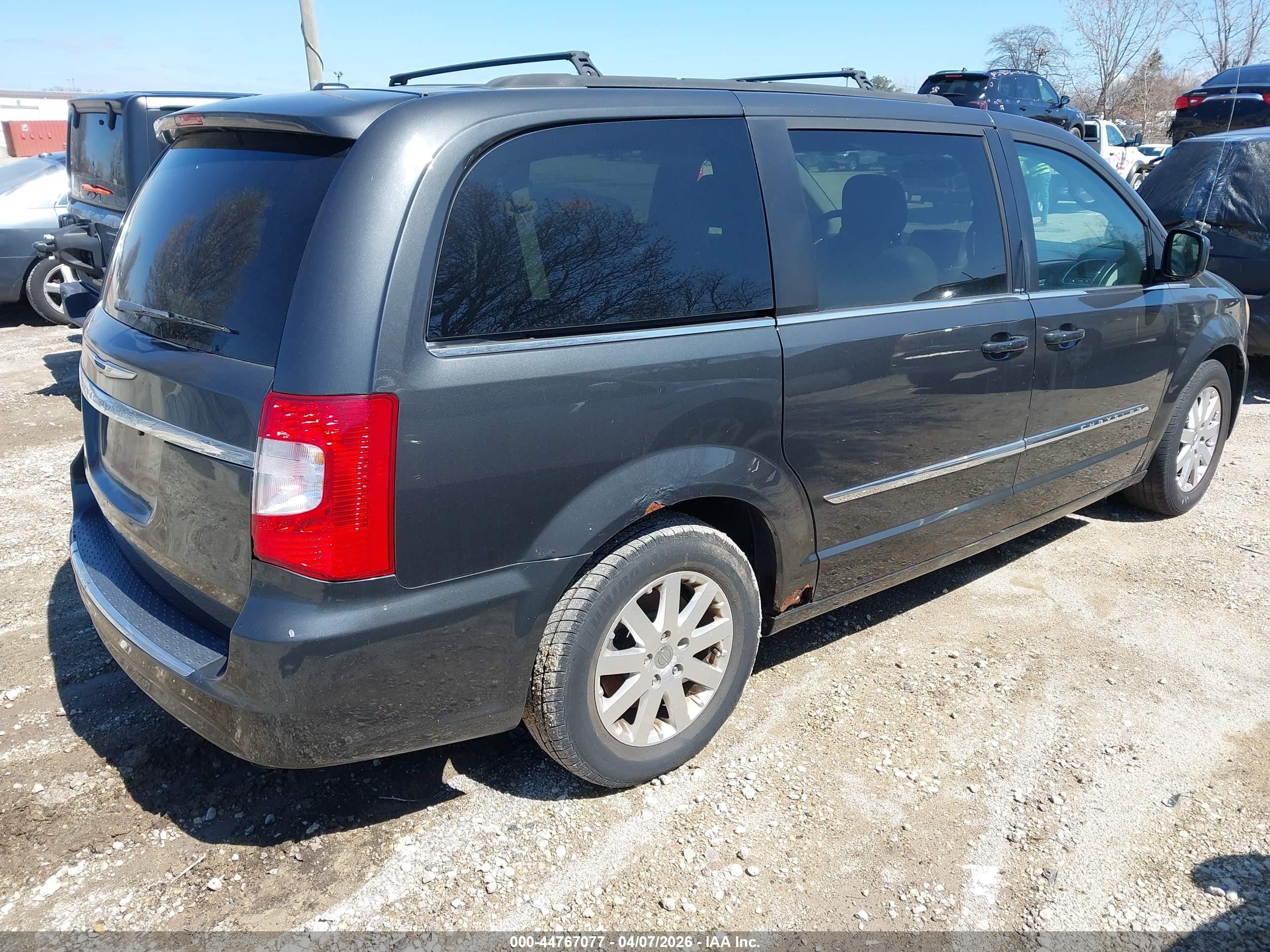 2012 Chrysler Town & Country Touring Gray vin: 2C4RC1BG3CR186562