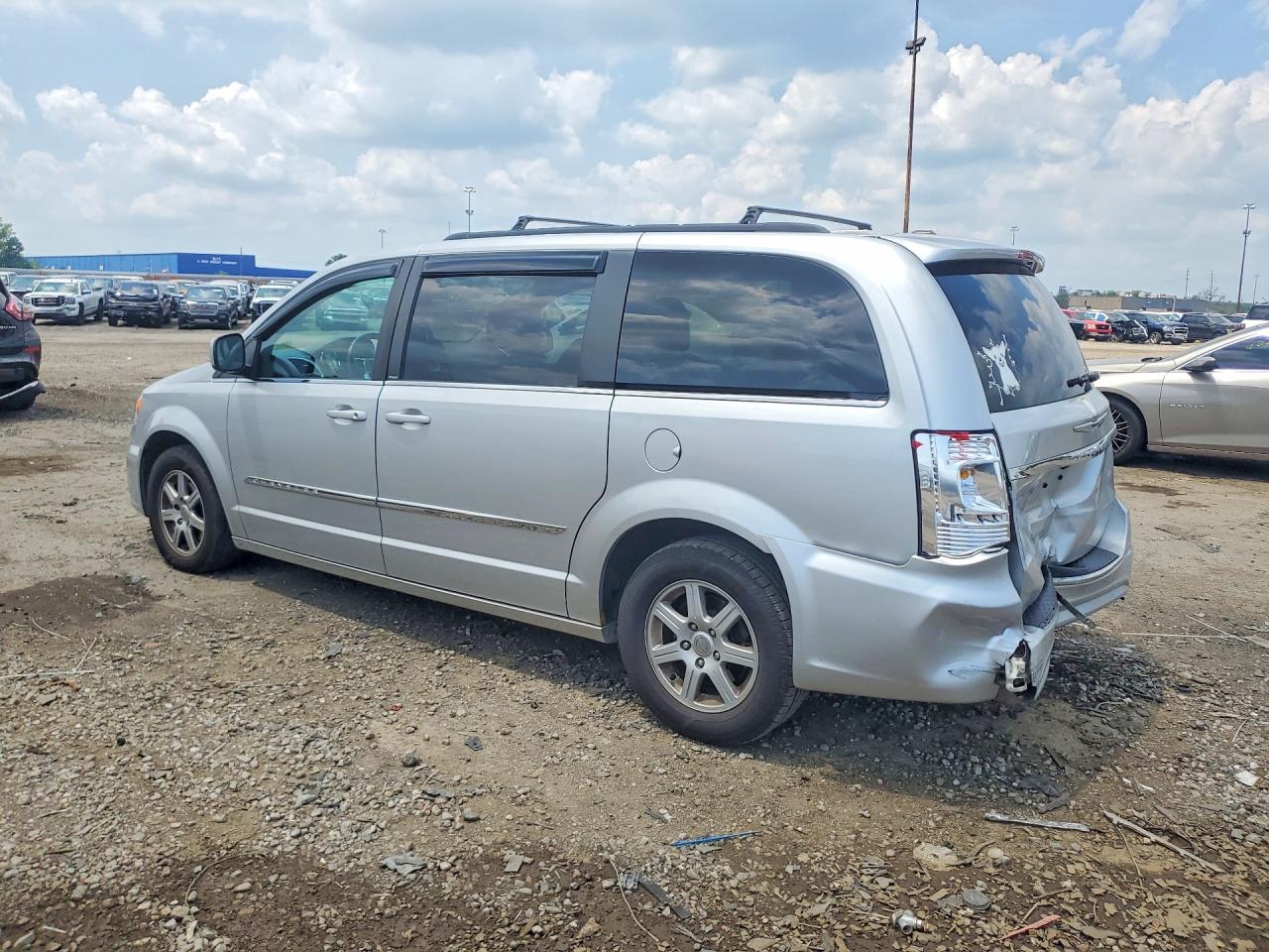 2012 Chrysler Town & Country Touring Серебряный vin: 2C4RC1BG3CR187937