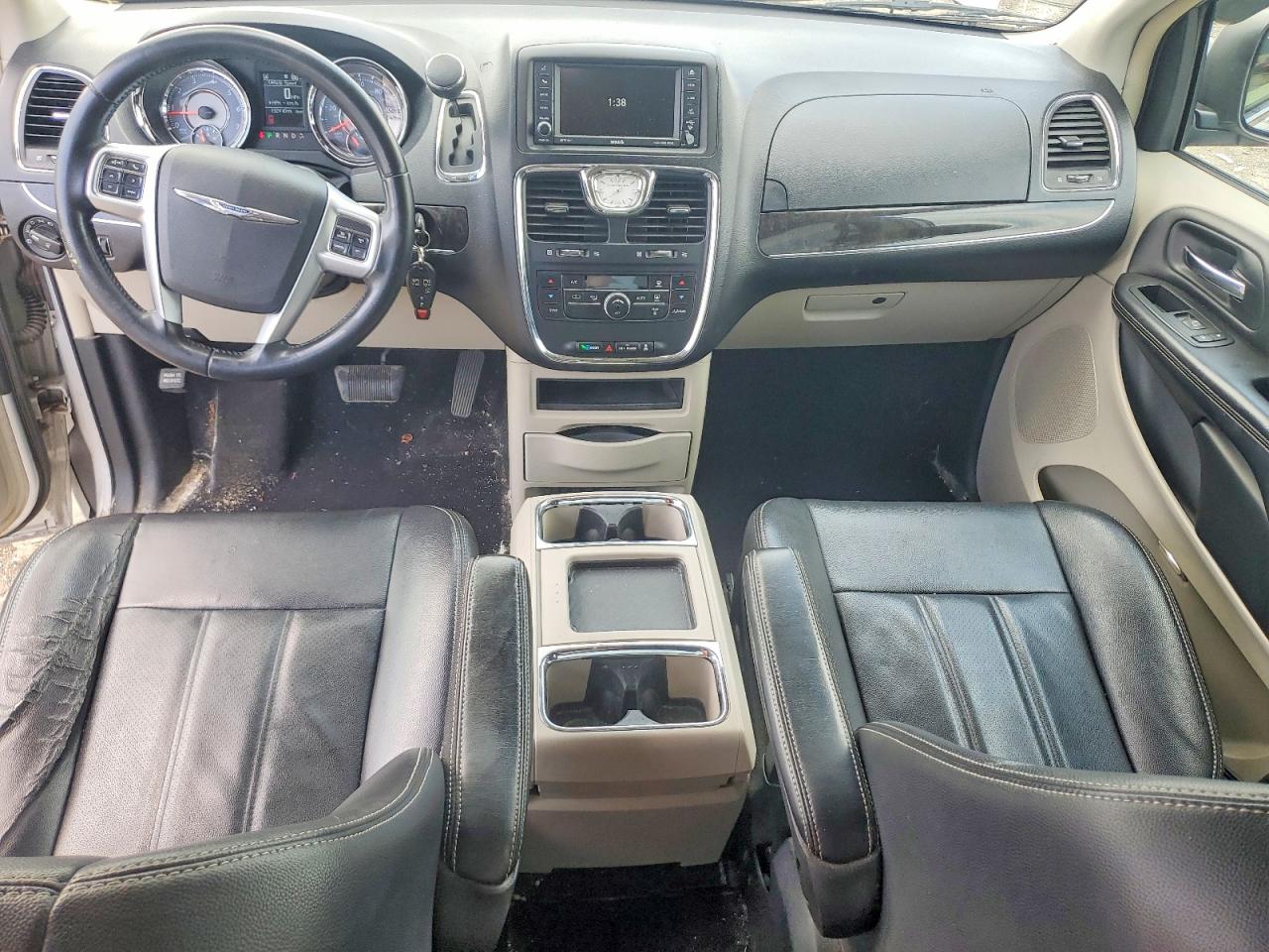2012 Chrysler Town & Country Touring Серебряный vin: 2C4RC1BG3CR187937