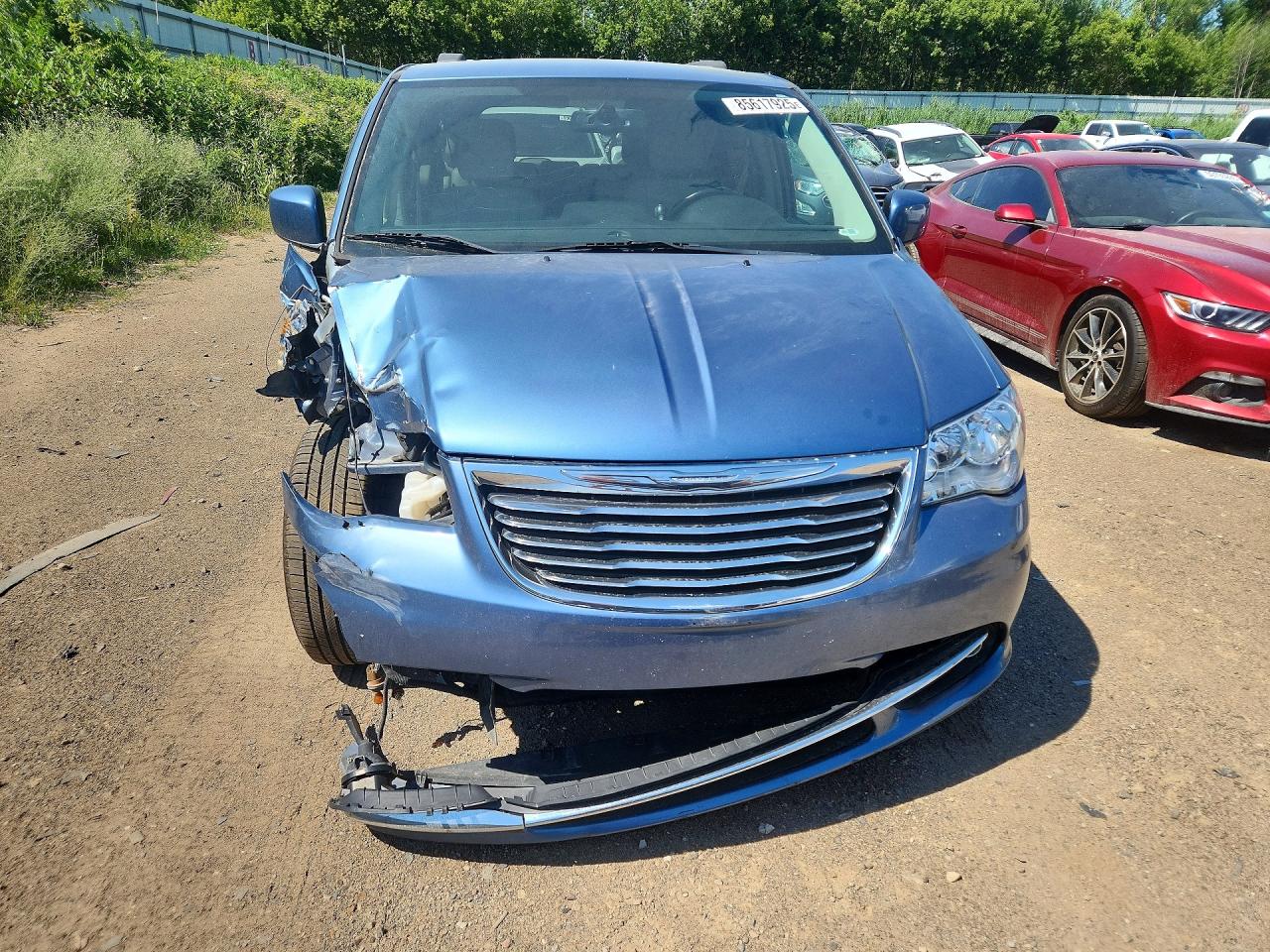 2012 Chrysler Town & Country Touring Синий vin: 2C4RC1BG3CR188909