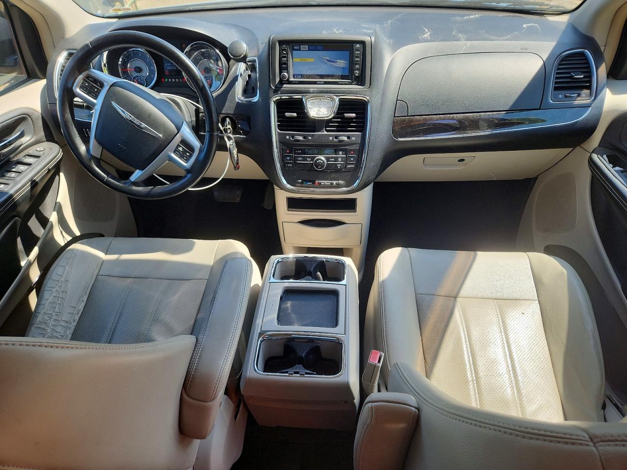 2012 Chrysler Town & Country Touring Синий vin: 2C4RC1BG3CR188909