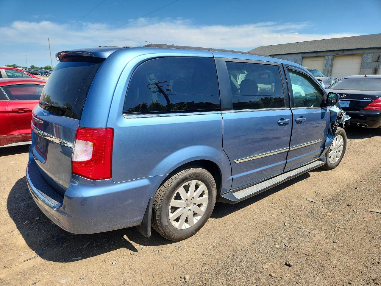 2012 Chrysler Town & Country Touring Синий vin: 2C4RC1BG3CR188909