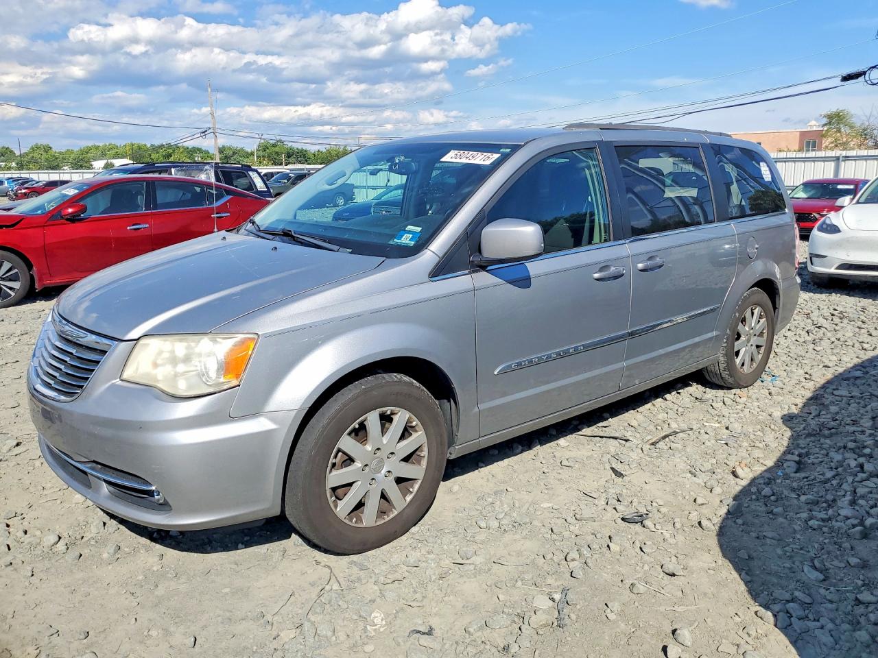 2013 Chrysler Town & Country Touring Серебряный vin: 2C4RC1BG3DR547838